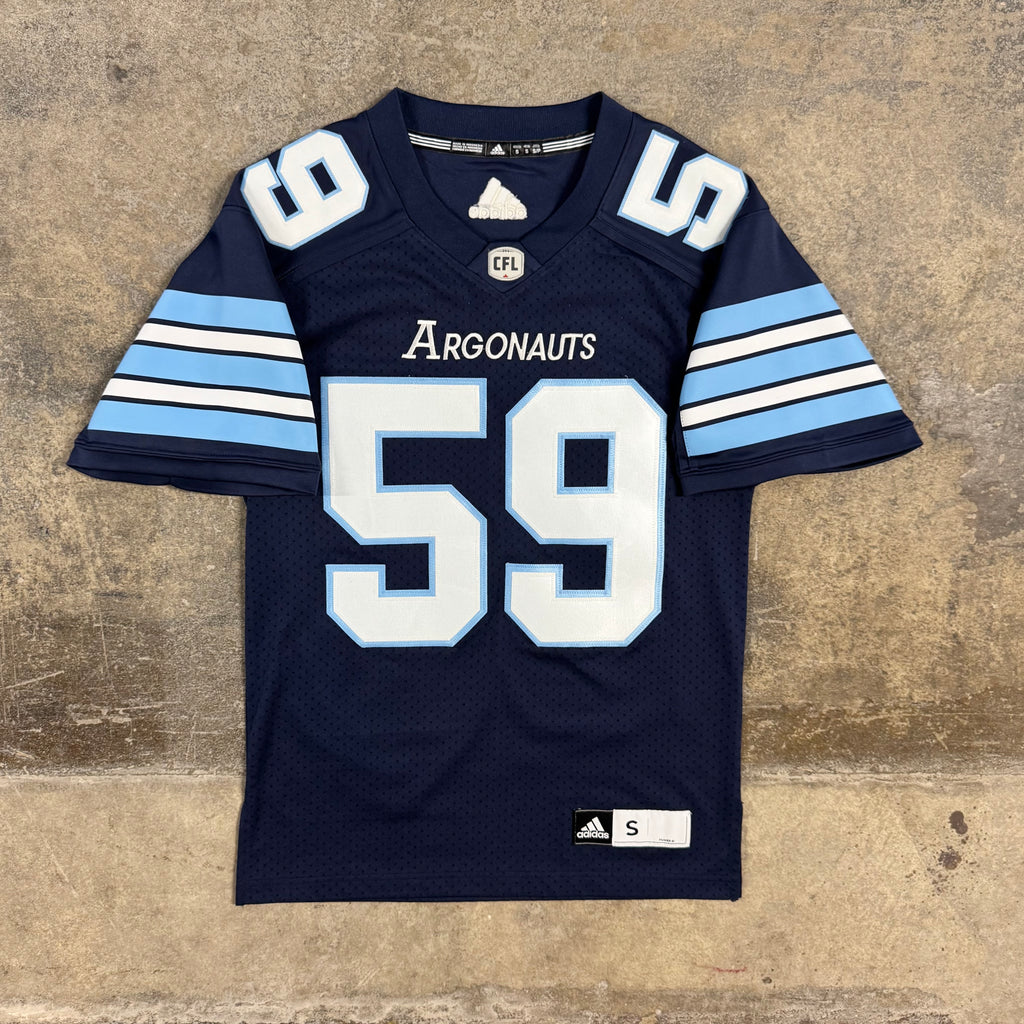 Josh Bourke Toronto Argonauts Adidas Signed CFL Football Jersey Size Small