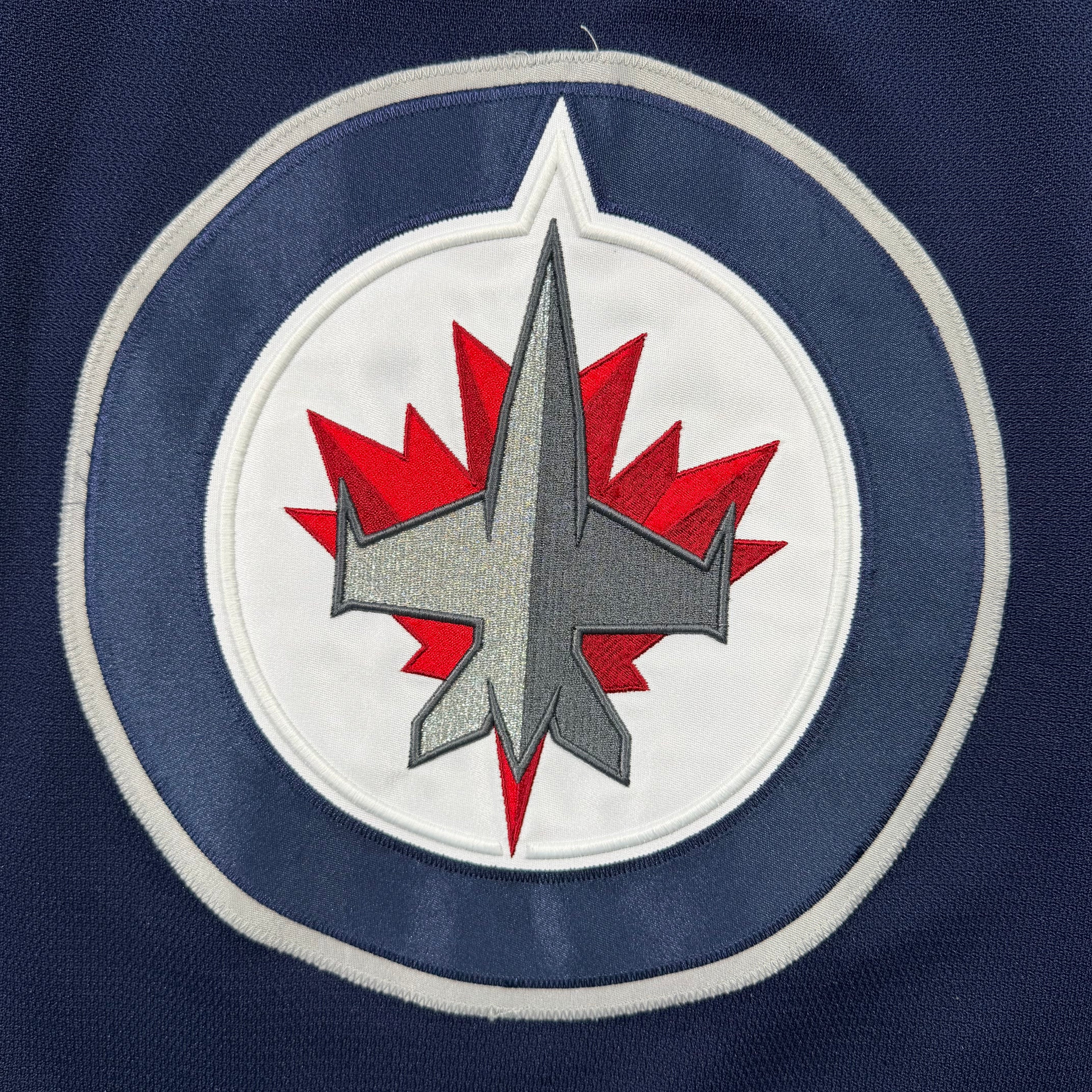 Carson Golder Winnipeg Jets 2023/24 Pre Season Game Worn Adidas MIC Jersey - 56/XXL