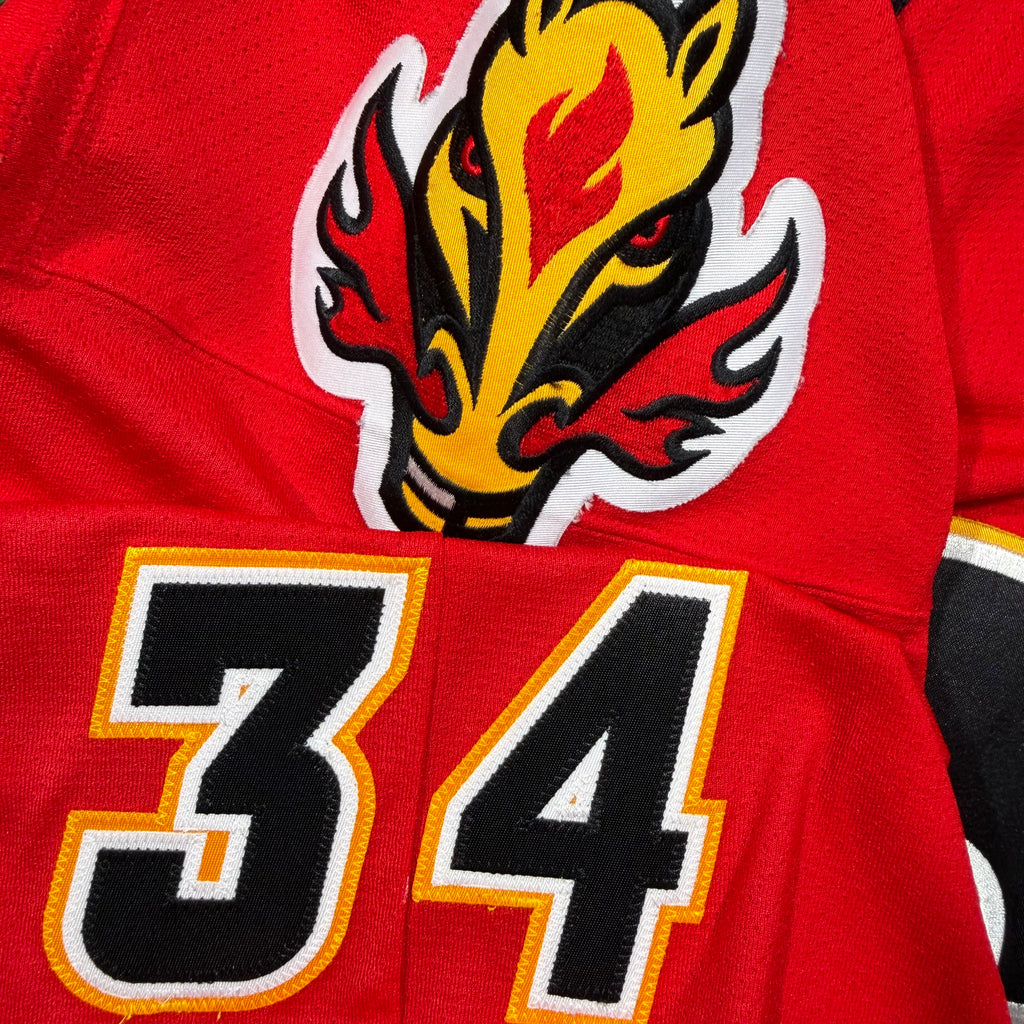 Miikka Kiprusoff Calgary Flames Vintage CCM NHL Jersey - Small