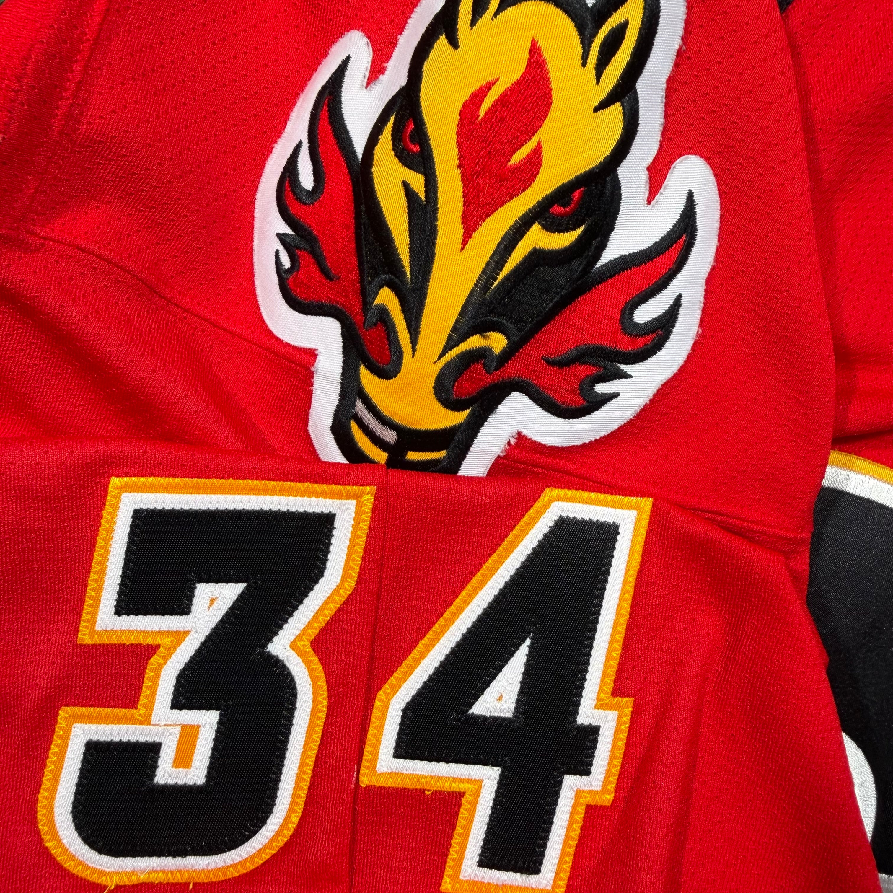 Miikka Kiprusoff Calgary Flames Vintage CCM NHL Jersey - Small