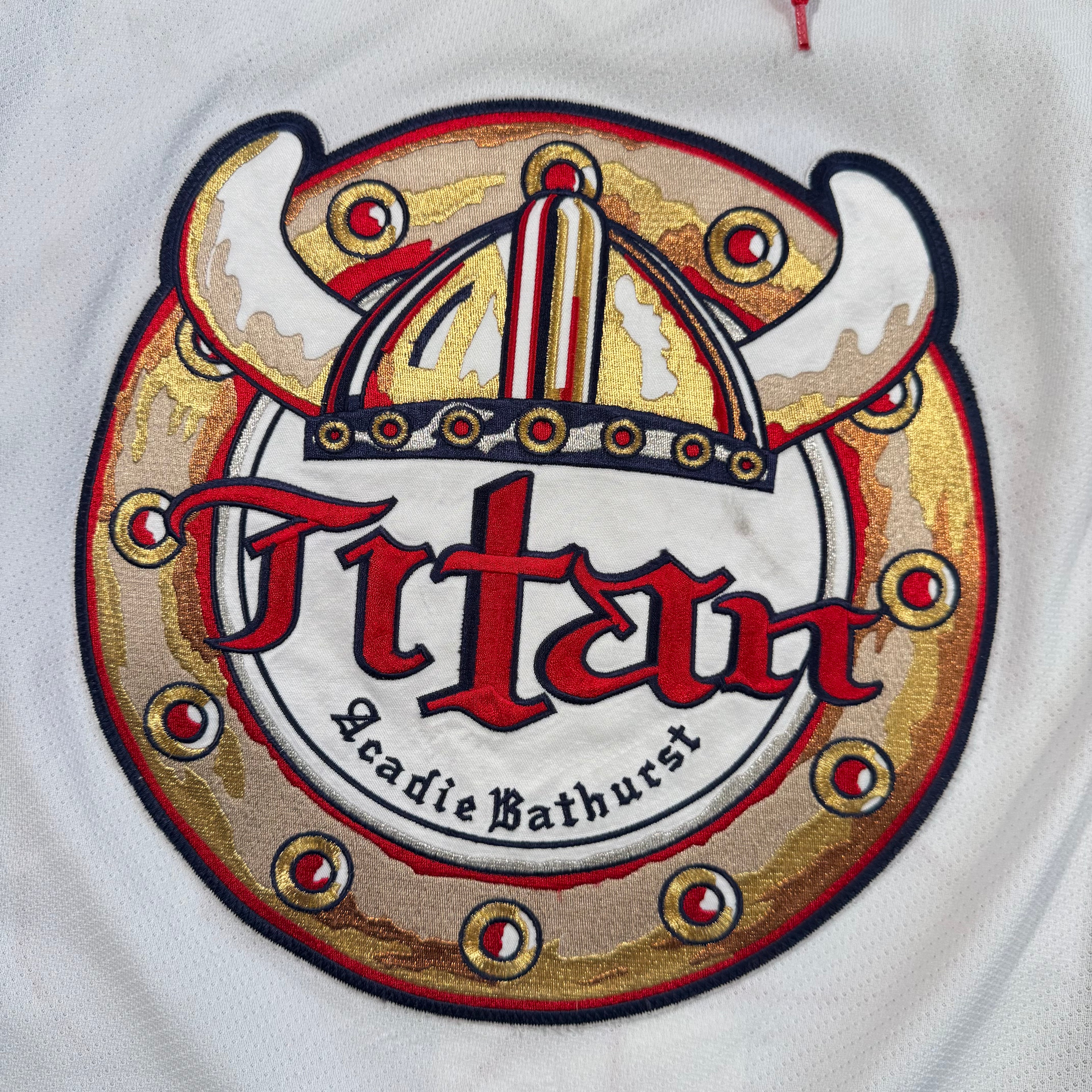 Vytal Cote Acadie Bathurst Titans 2013/14 Game Worn QMJHL Reebok Jersey