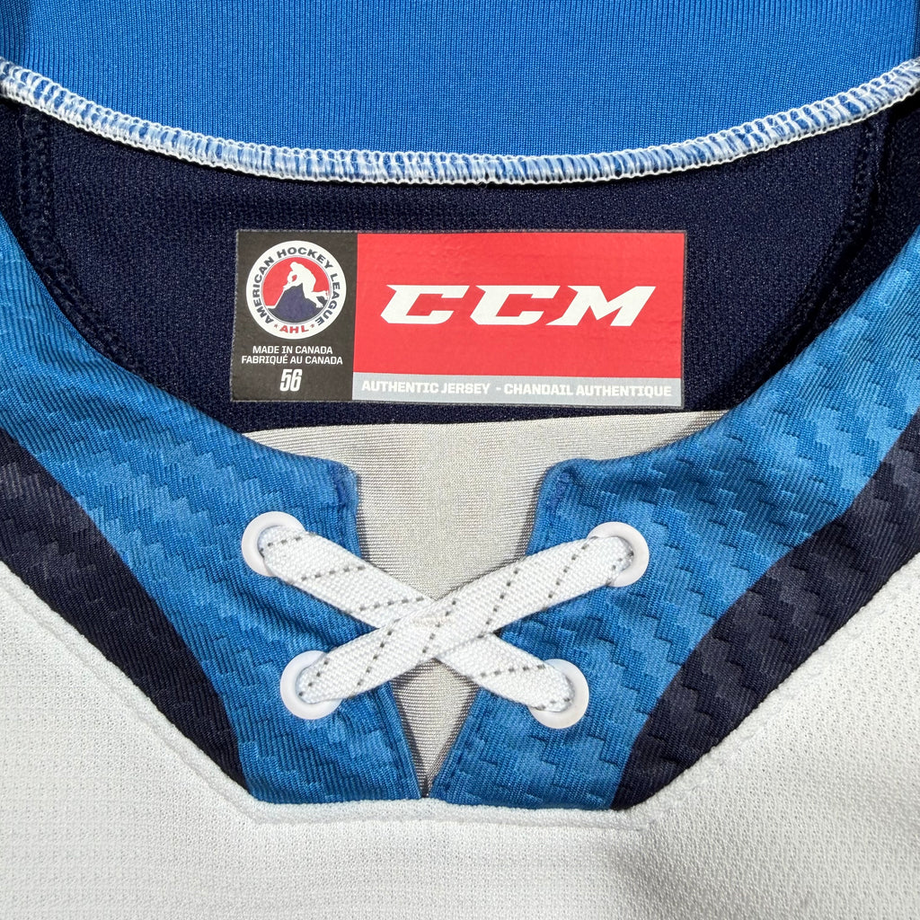 Todd Burgess Manitoba Moose 2021/22 Game Worn AHL CCM Jersey COA