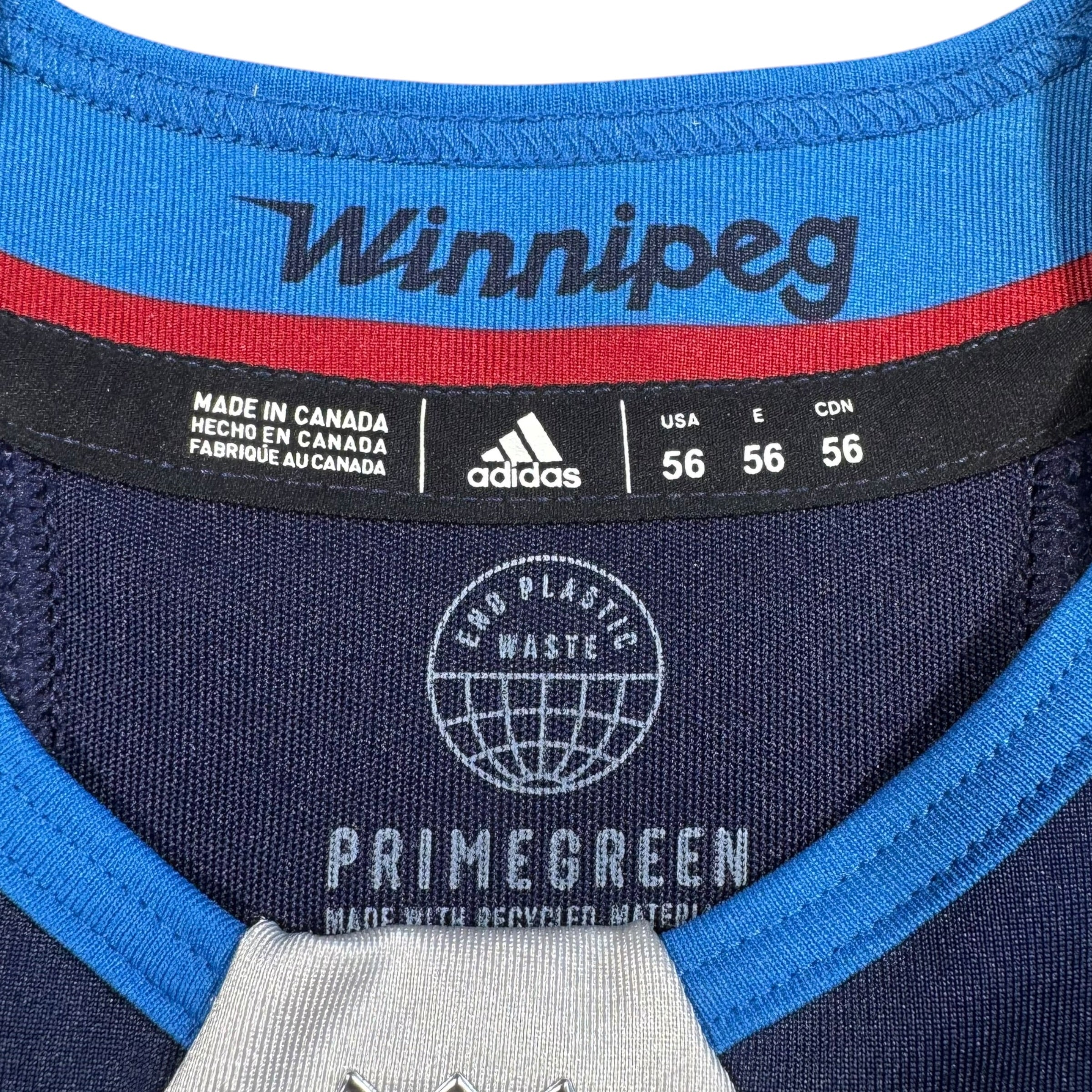 Mark Liwiski Winnipeg Jets 2022/23 Game Worn/Issued NHL Adidas Jersey