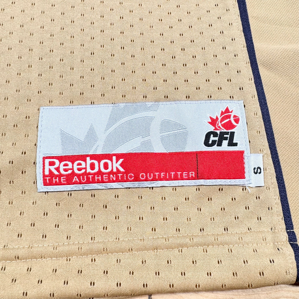 Jason Vega Winnipeg Blue Bombers Vintage Reebok Signed CFL Jersey Size Small