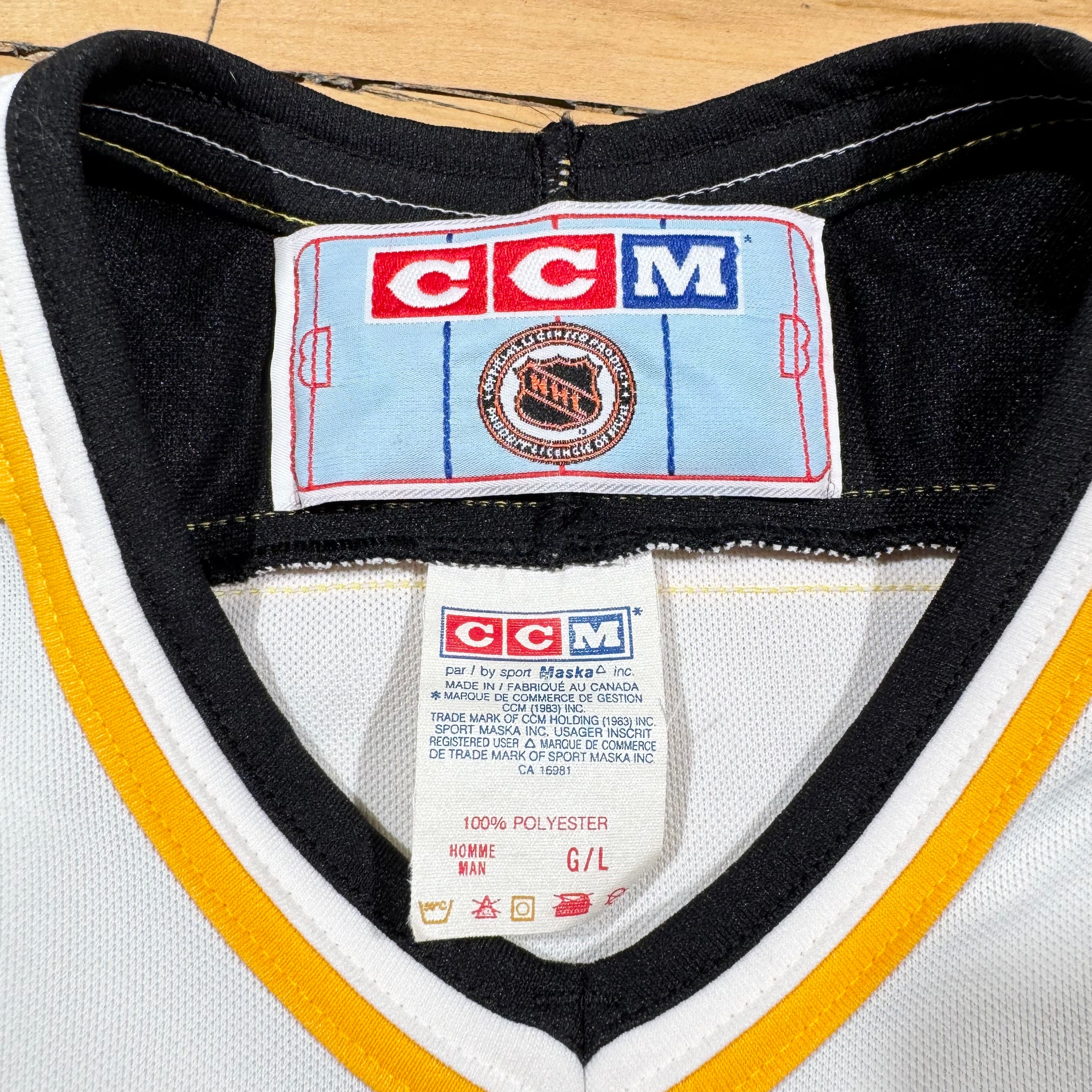 Boston Bruins Vintage CCM NHL Hockey Jersey Size Large