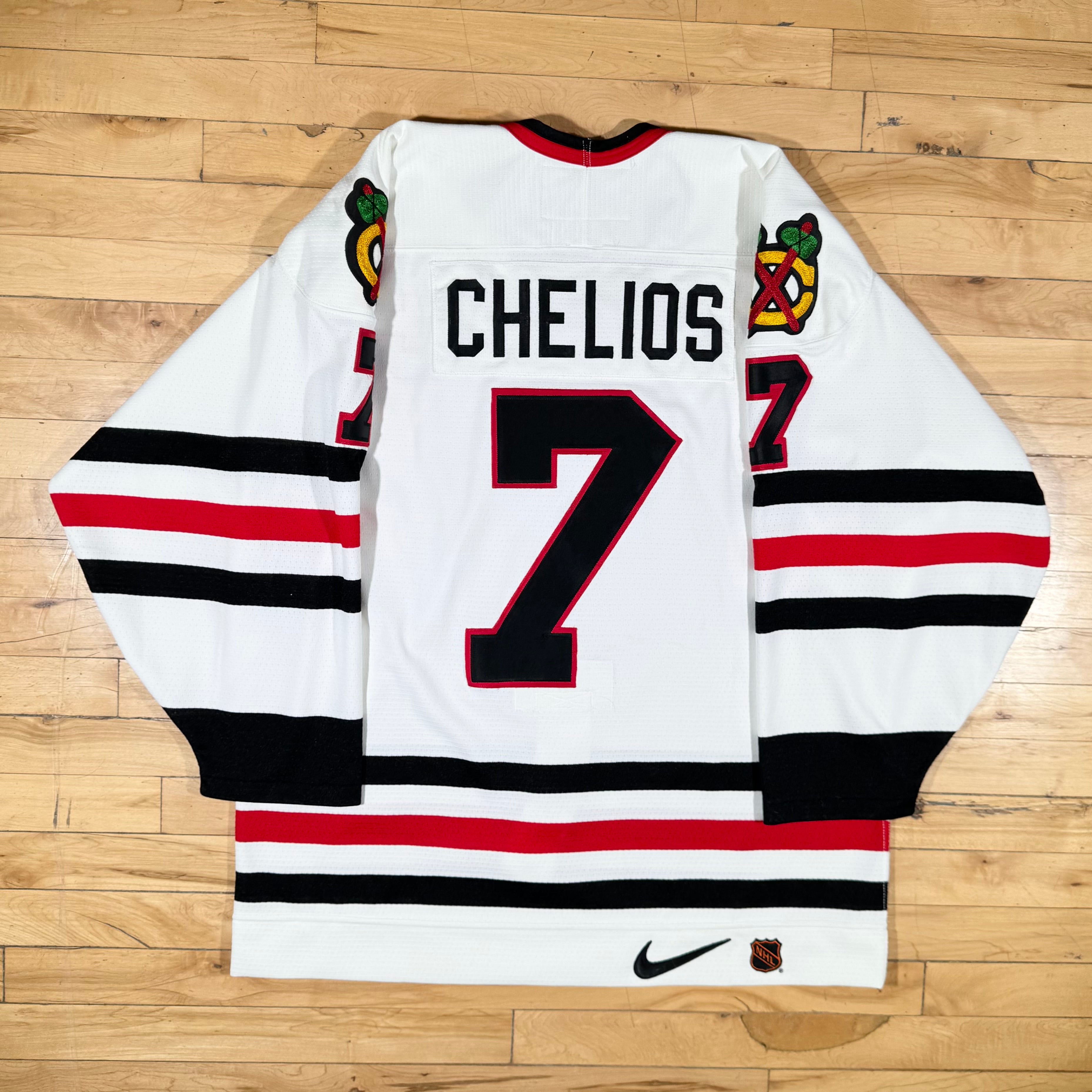 Chris Chelios Chicago Blackhawks Vintage Nike Authentic NHL Jersey Sz 48 Large