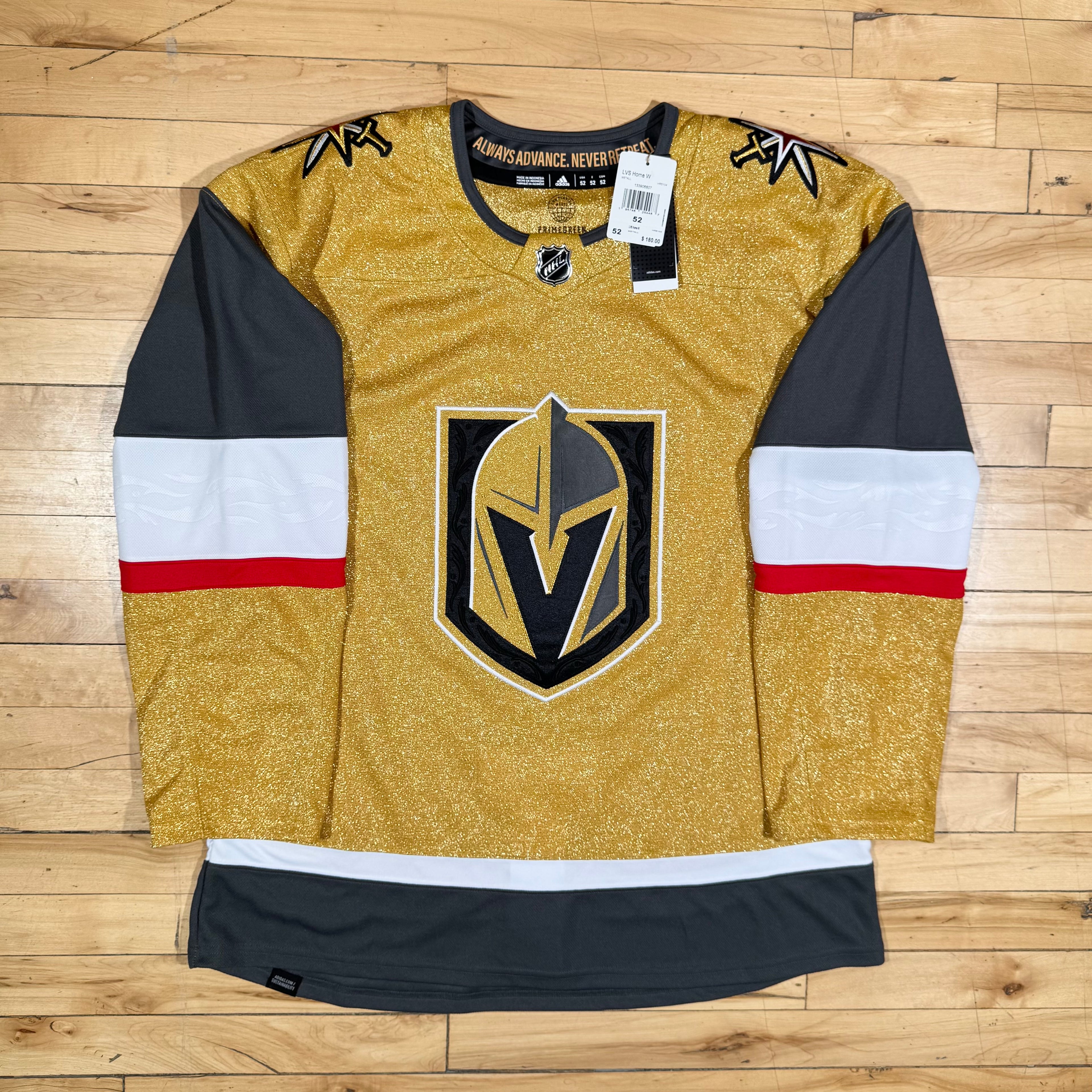 Vegas Golden Knights Adidas NHL Hockey Jersey Size 52 Large NEW