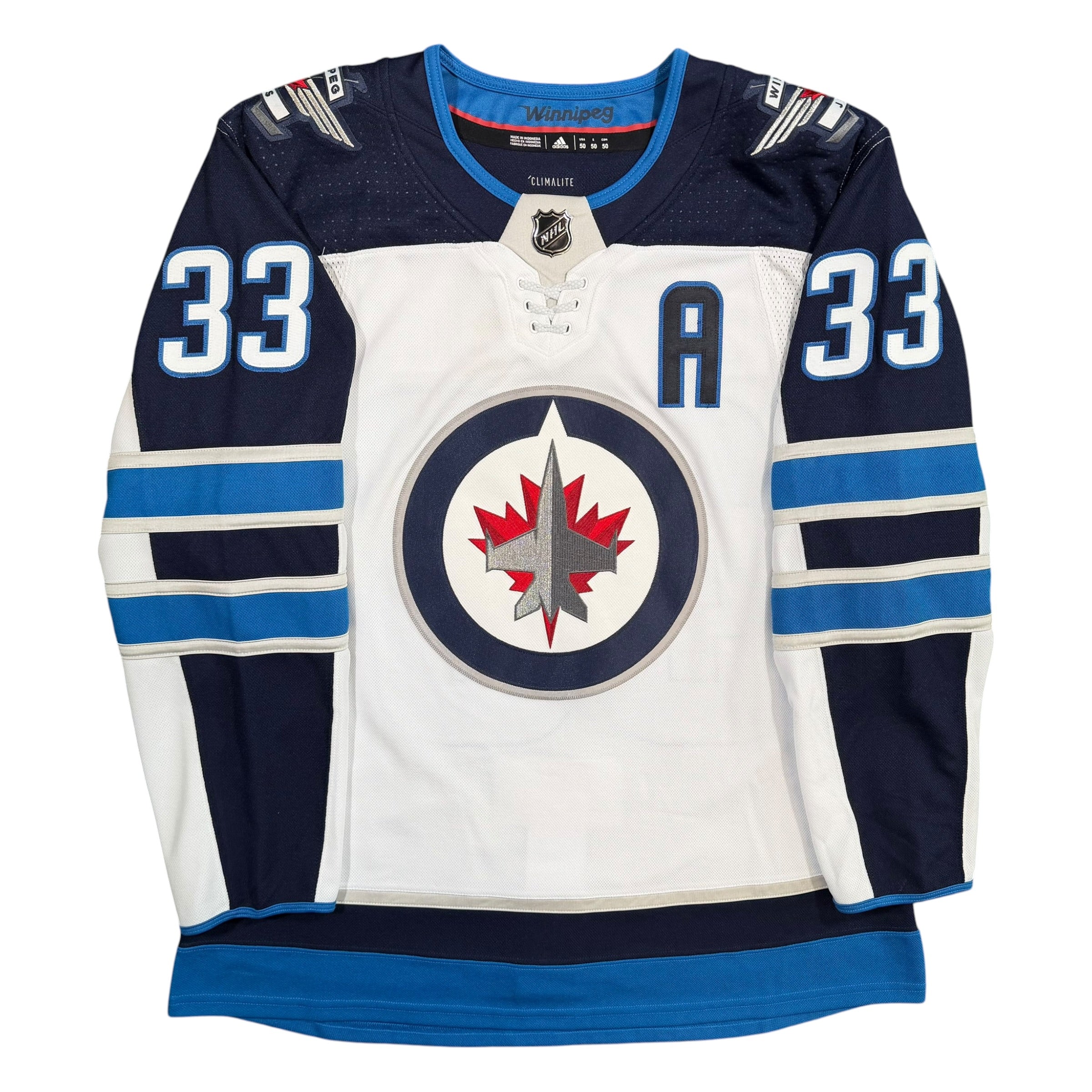 Dustin Byfuglien Winnipeg Jets Adidas NHL Jersey - 50/Medium