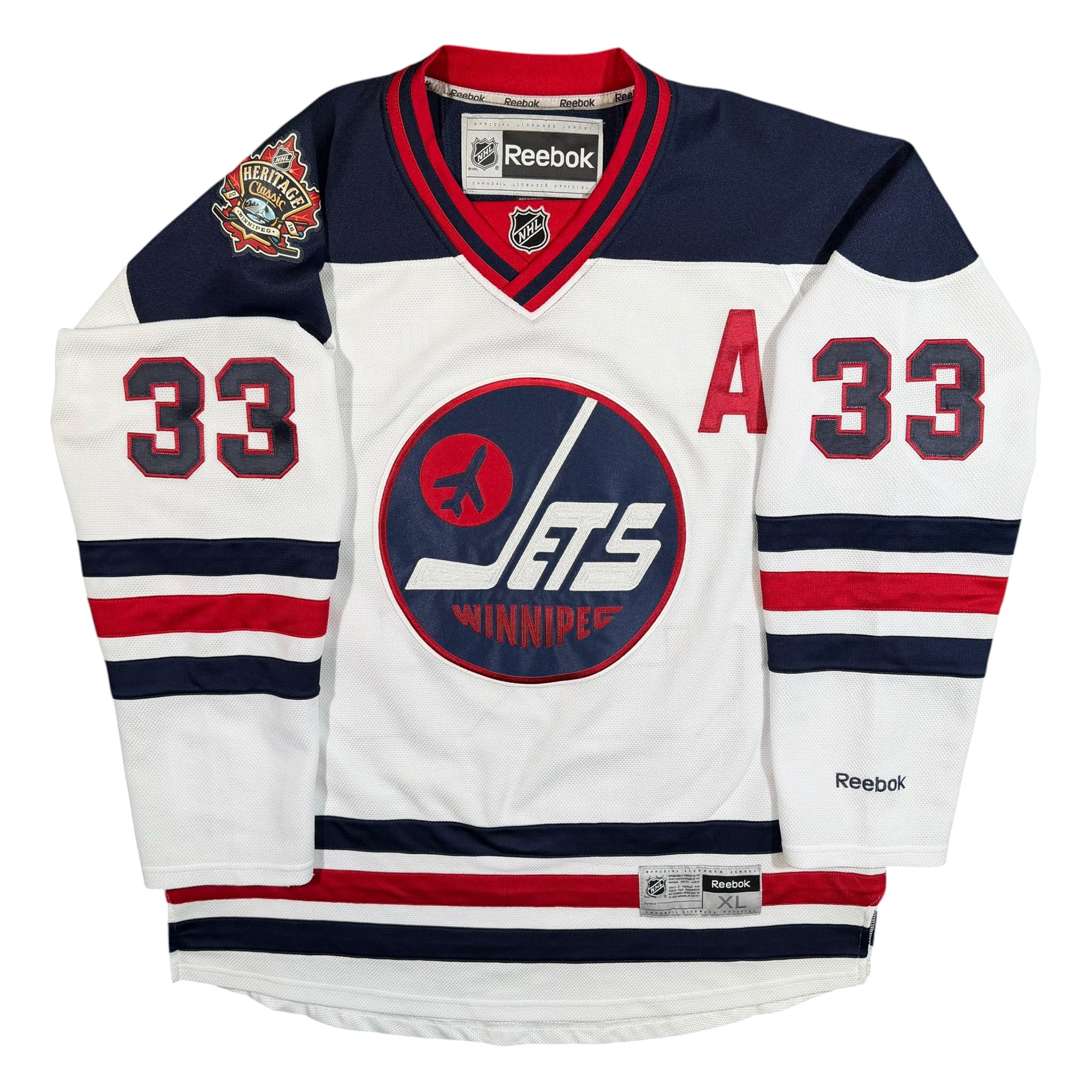 Dustin Byfuglien Winnipeg Jets 2016 Heritage Classic Reebok NHL Jersey - XL