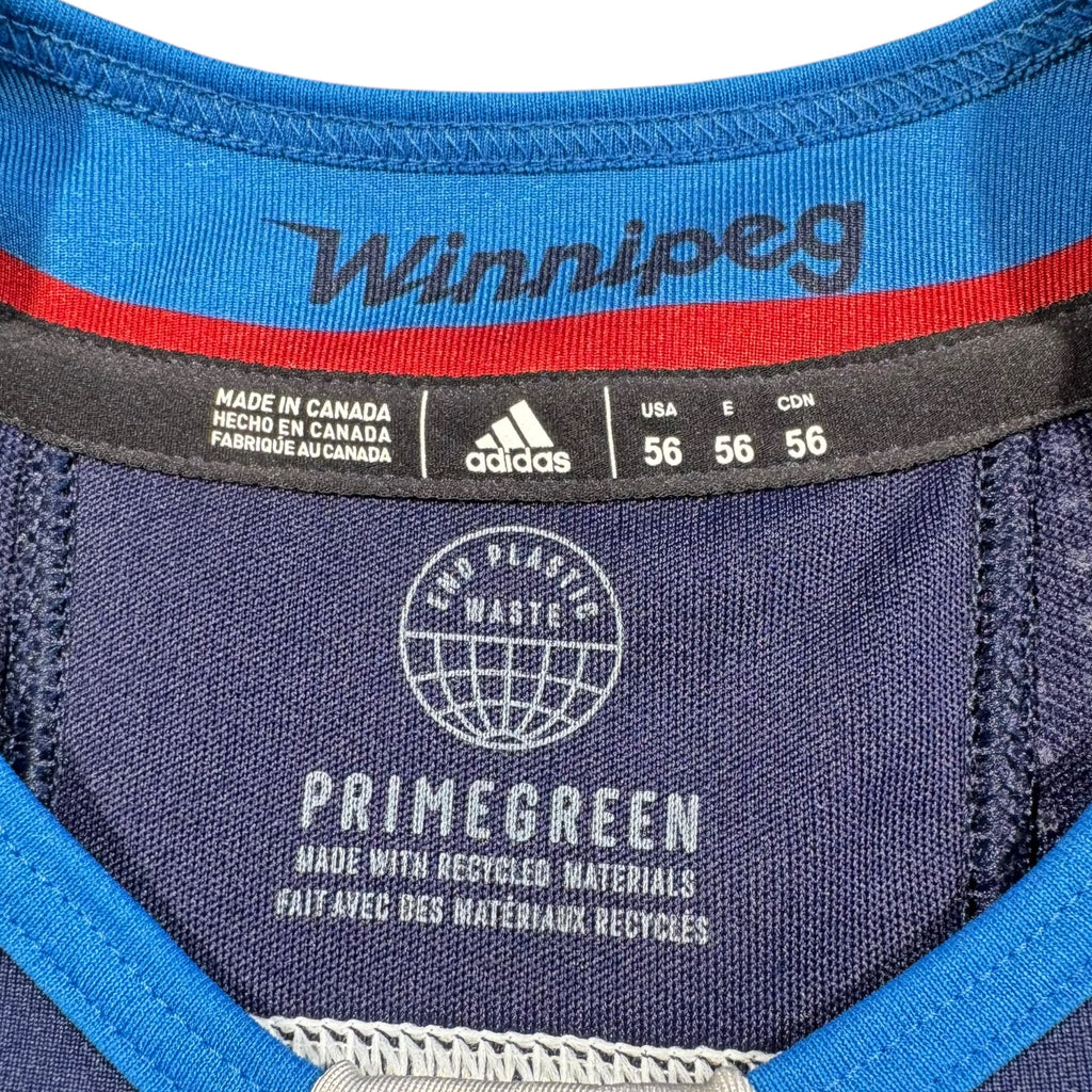 Wyatt Bongiovanni Winnipeg Jets 2023/24 Pre Season Game Worn NHL Adidas Jersey