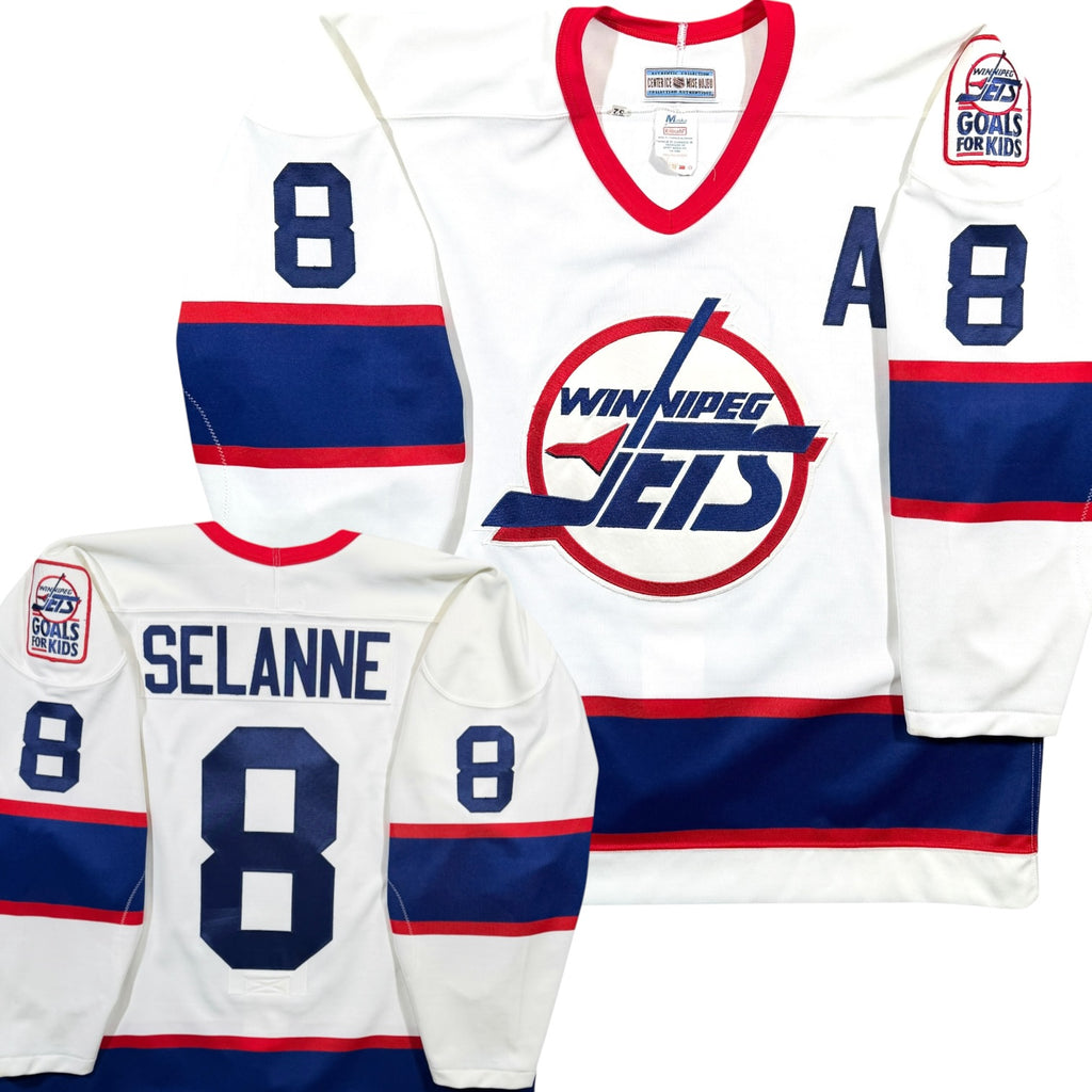 Teemu Selanne Winnipeg Jets Vintage Authentic CCM NHL Jersey - 52/XL