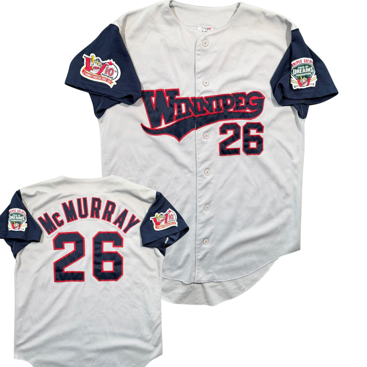 Jake McMurray Winnipeg Goldeyes 2003 Game Worn Jersey - XL