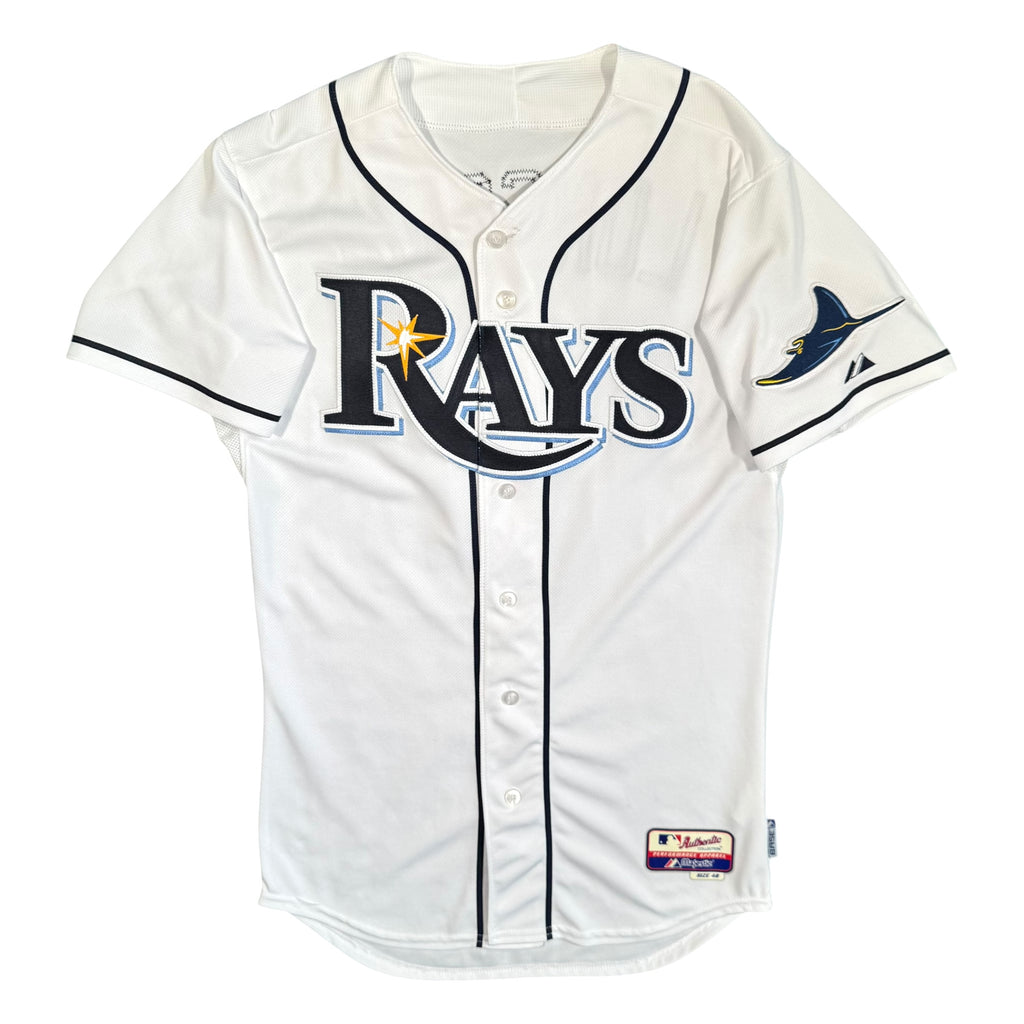 Evan Longoria Tampa Bay Rays Authentic Majestic MLB Jersey - 40/Medium
