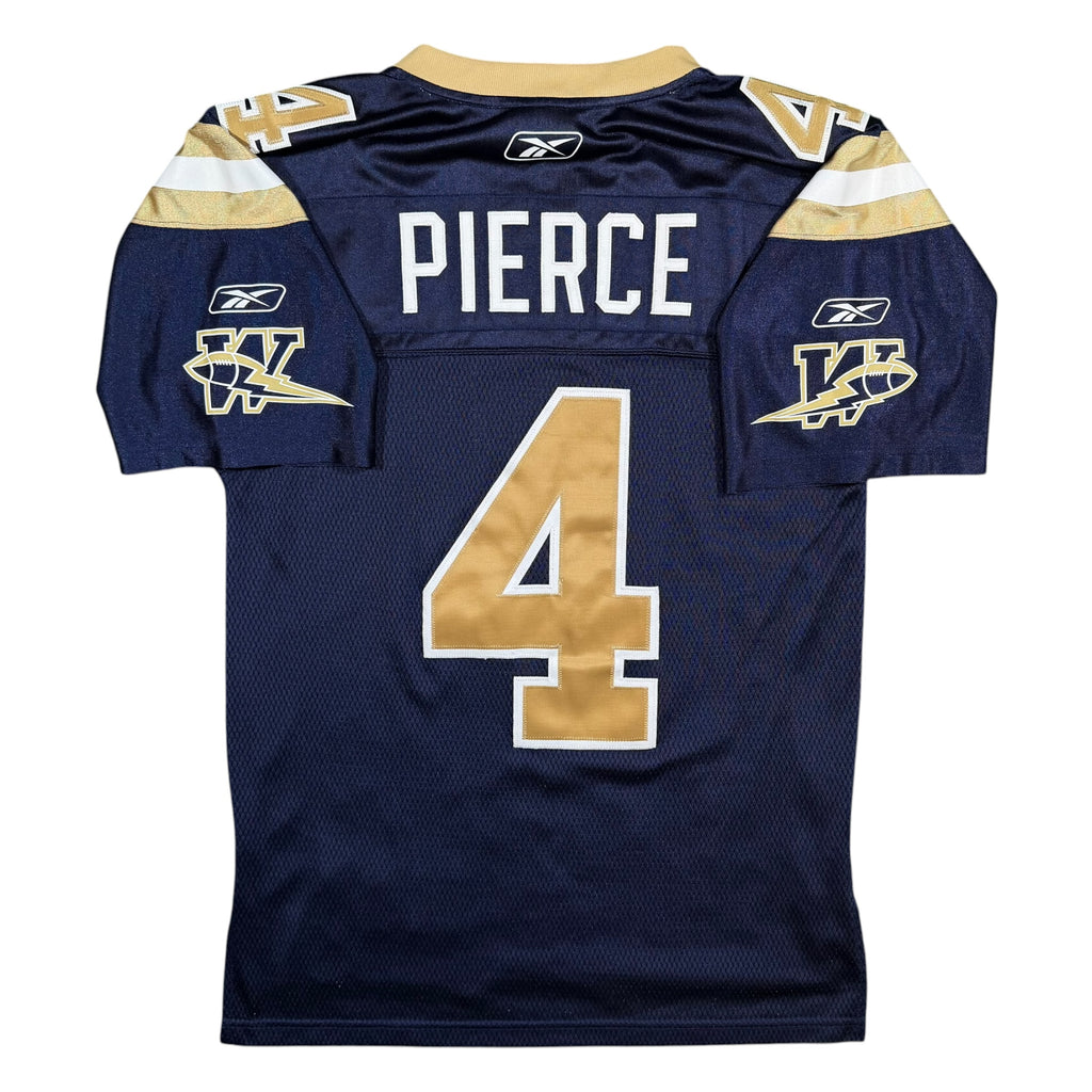 Buck Pierce Winnipeg Blue Bombers Vintage Reebok CFL Jersey - Small