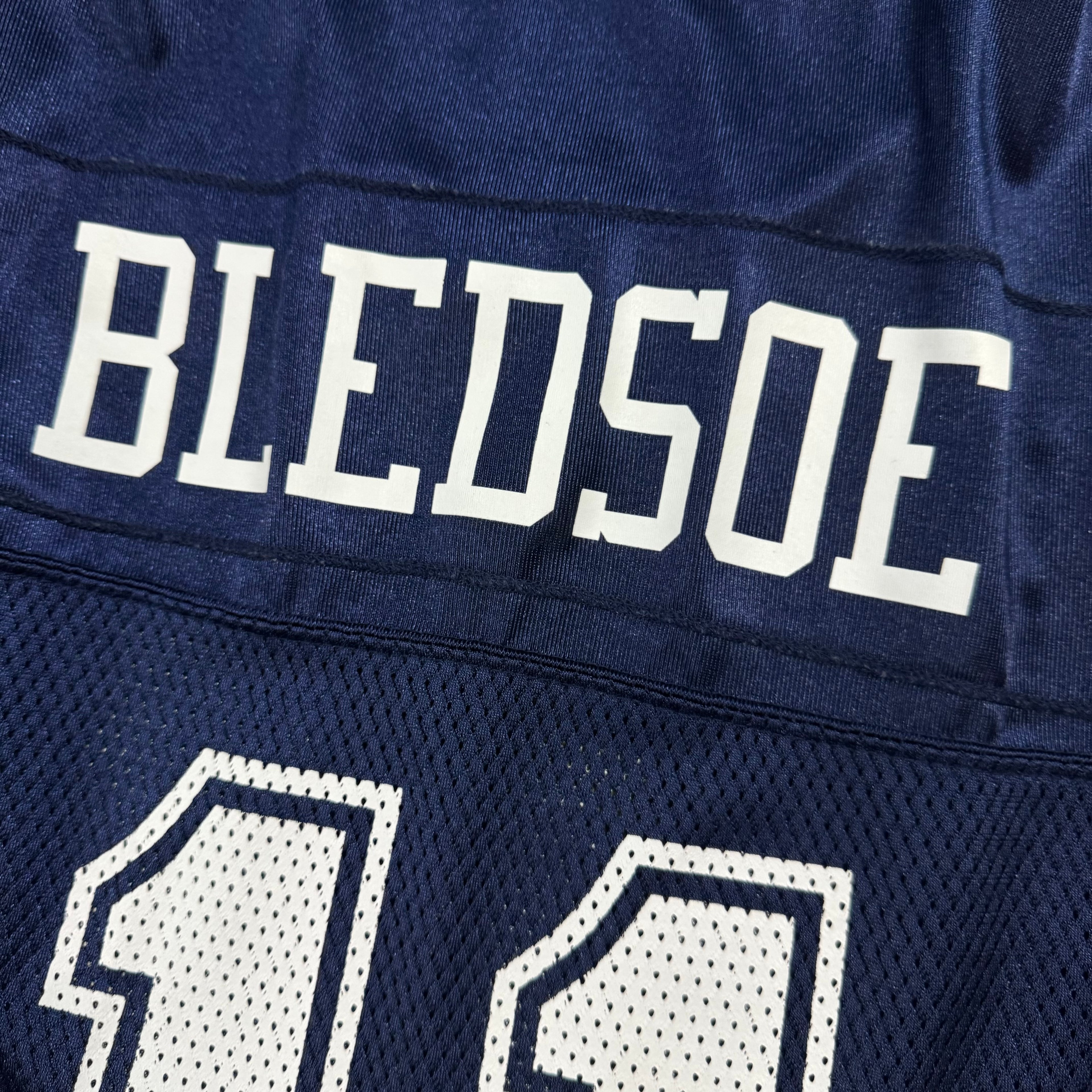 Drew Bledsoe Dallas Cowboys Vintage Reebok NFL Football Jersey Size Medium