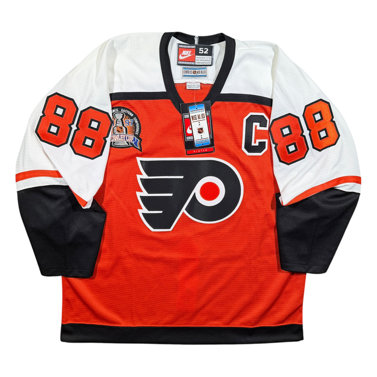 Eric Lindros Philadelphia Flyers Vintage 1997 Stanley Cup Nike Authentic NHL Jersey - 52/Large