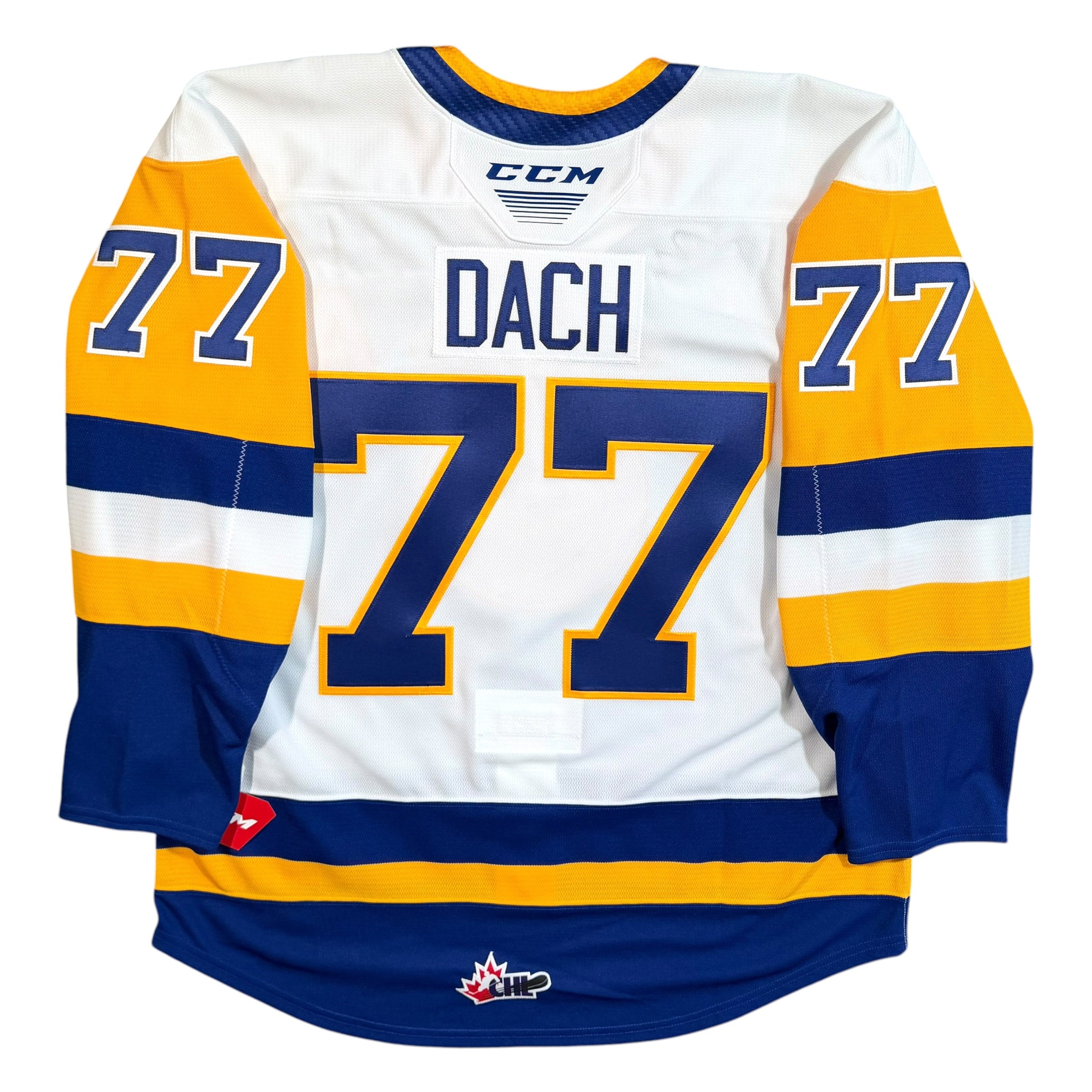 Kirby Dach Saskatoon Blades Authentic MIC CCM WHL Jersey - 56/XXL
