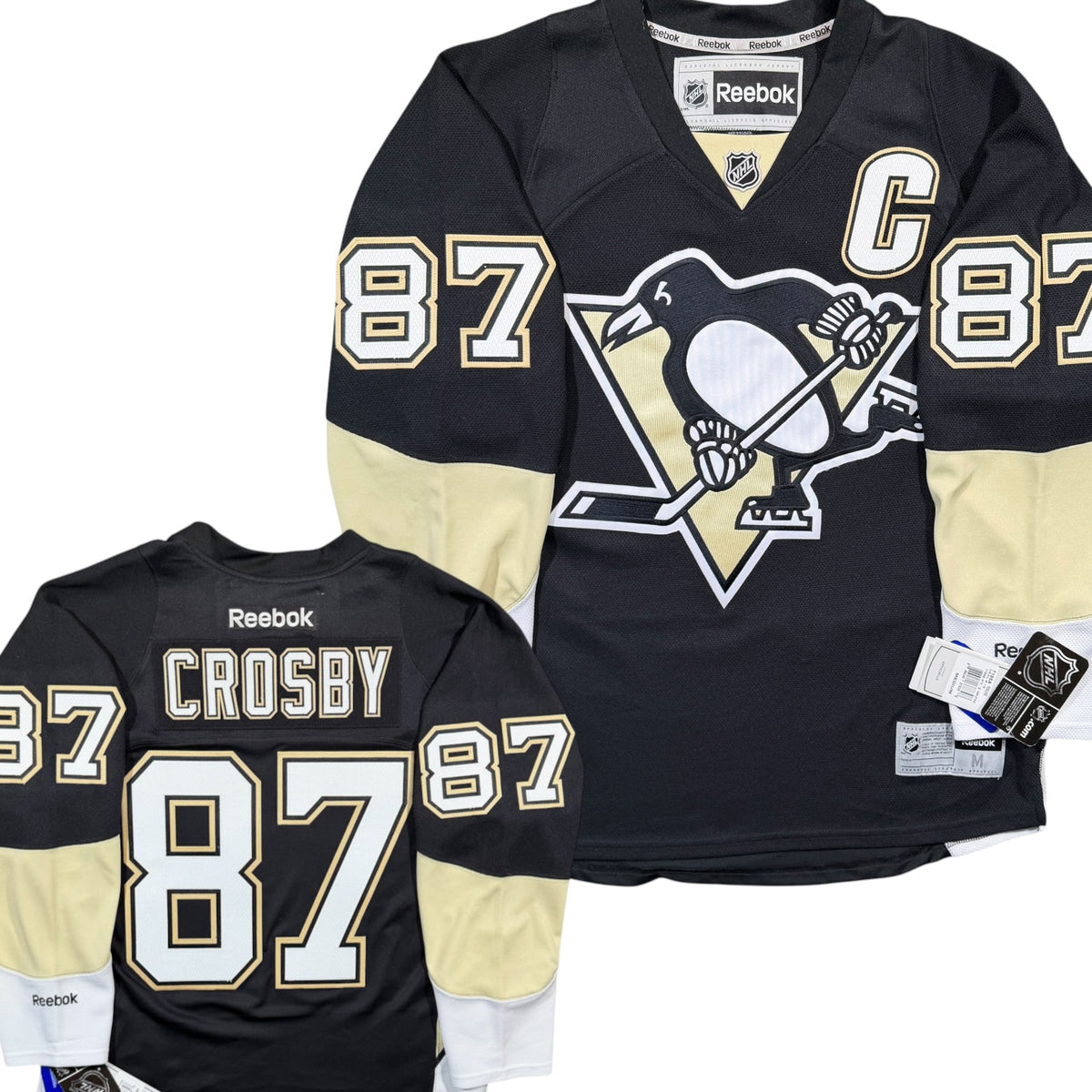 Sidney Crosby Pittsburgh Penguins Reebok NHL Hockey Jersey - Medium