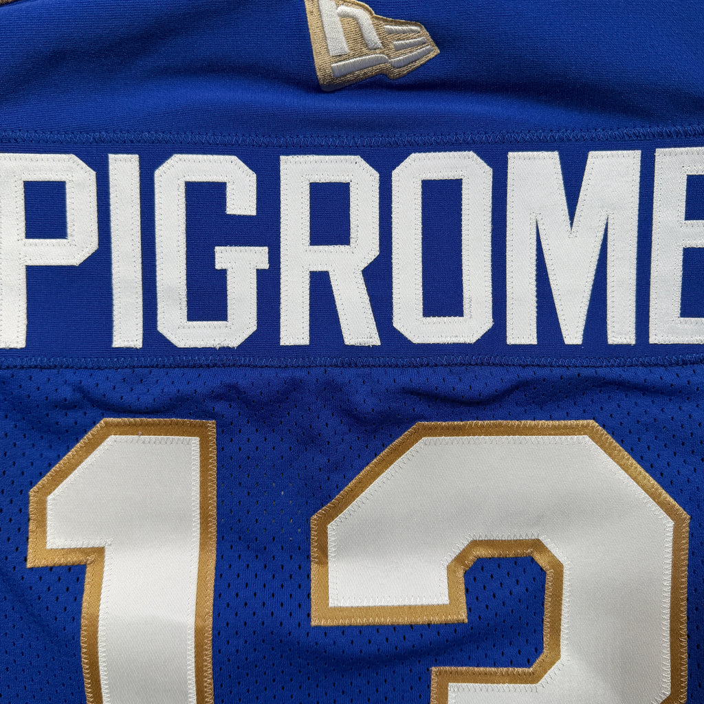 Tyrrell Pigrome Winnipeg Blue Bombers 2023 Game Worn New Era Jersey