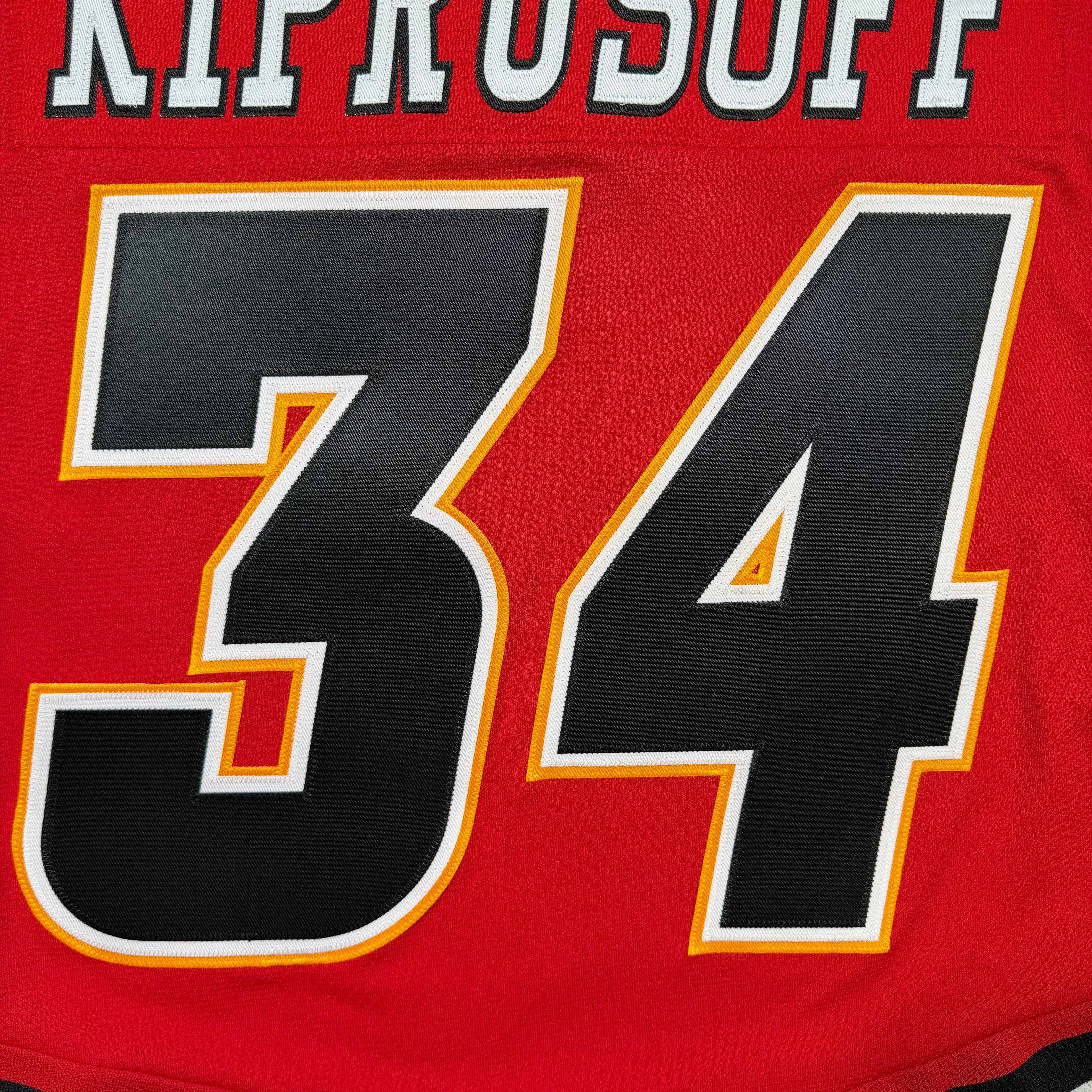Miikka Kiprusoff Calgary Flames Vintage CCM NHL Jersey - Small
