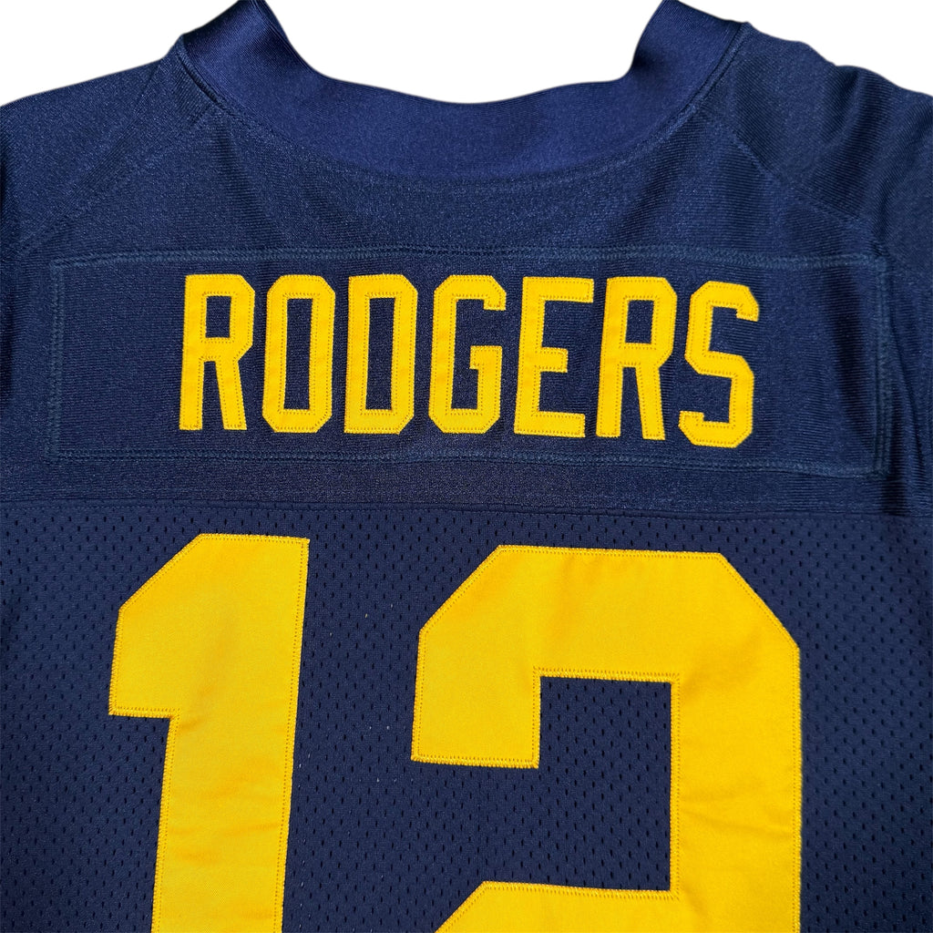 Aaron Rodgers Green Bay Packers Nike Throwback Vapor Elite NFL Jersey Size 40 Medium