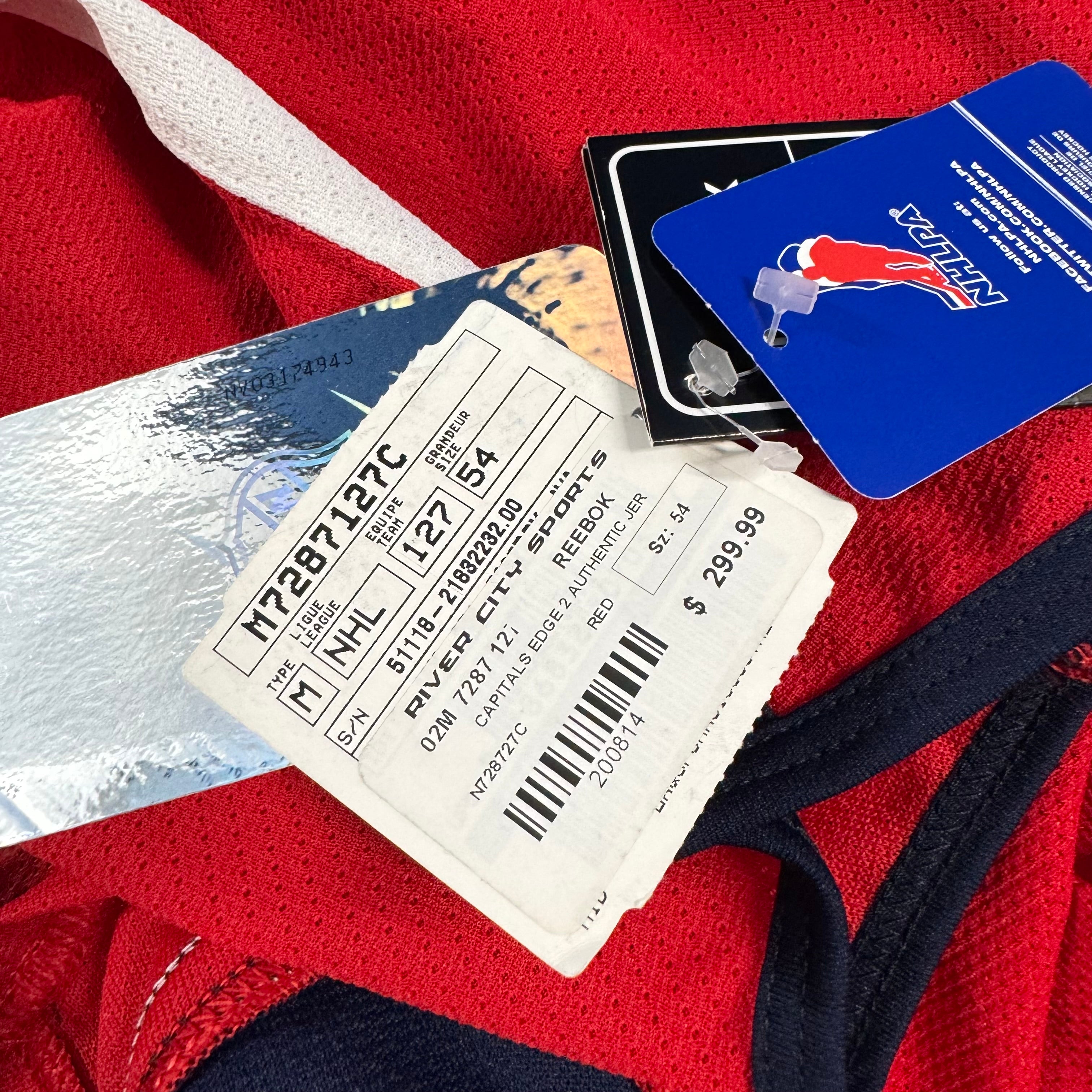 Mike Richards Washington Capitals Authentic MIC Reebok NHL Jersey Size 54 NEW