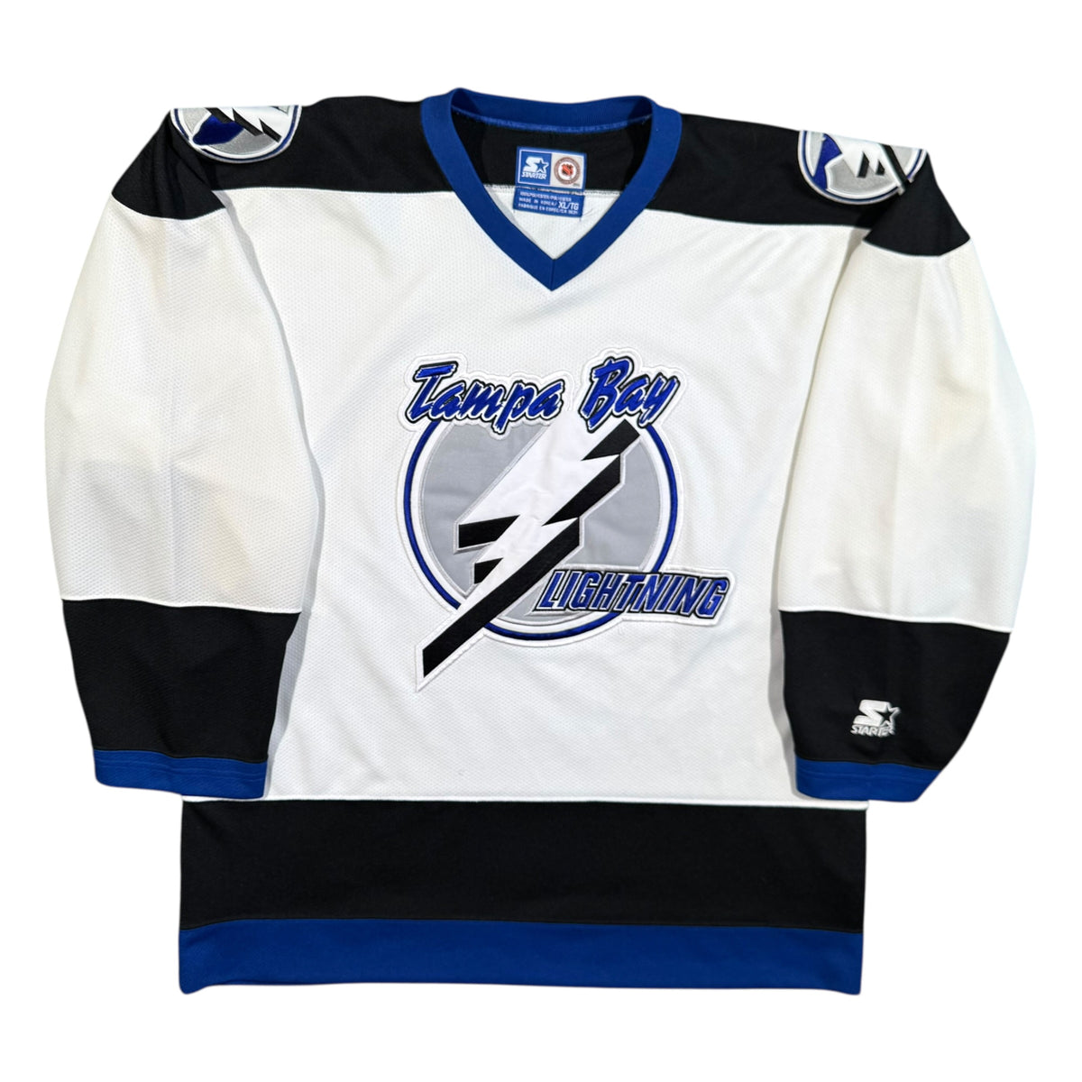 Tampa Bay Lightning Vintage Starter NHL Hockey Jersey Size XL