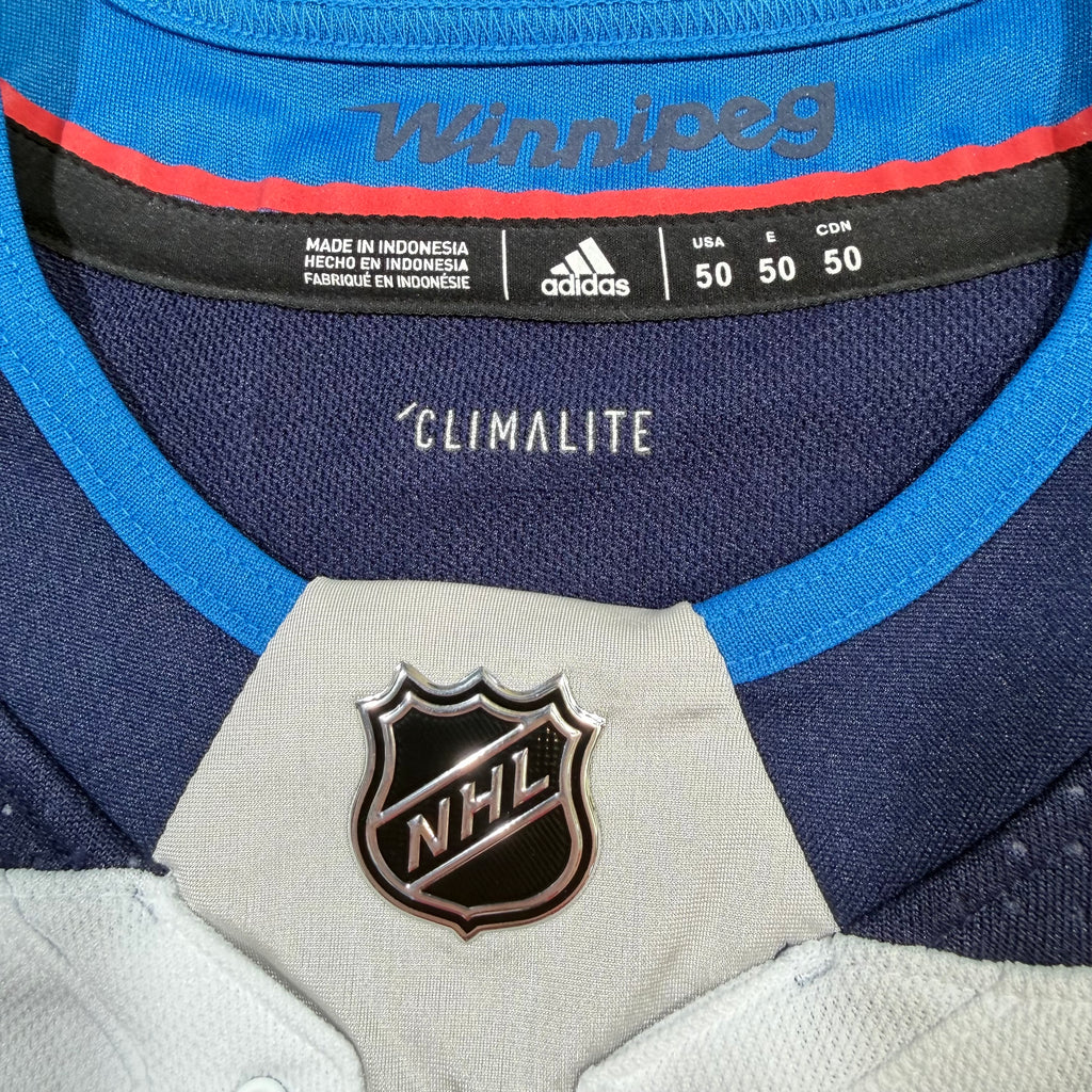 Connor Hellebuyck Winnipeg Jets Adidas NHL Jersey - 50/Medium