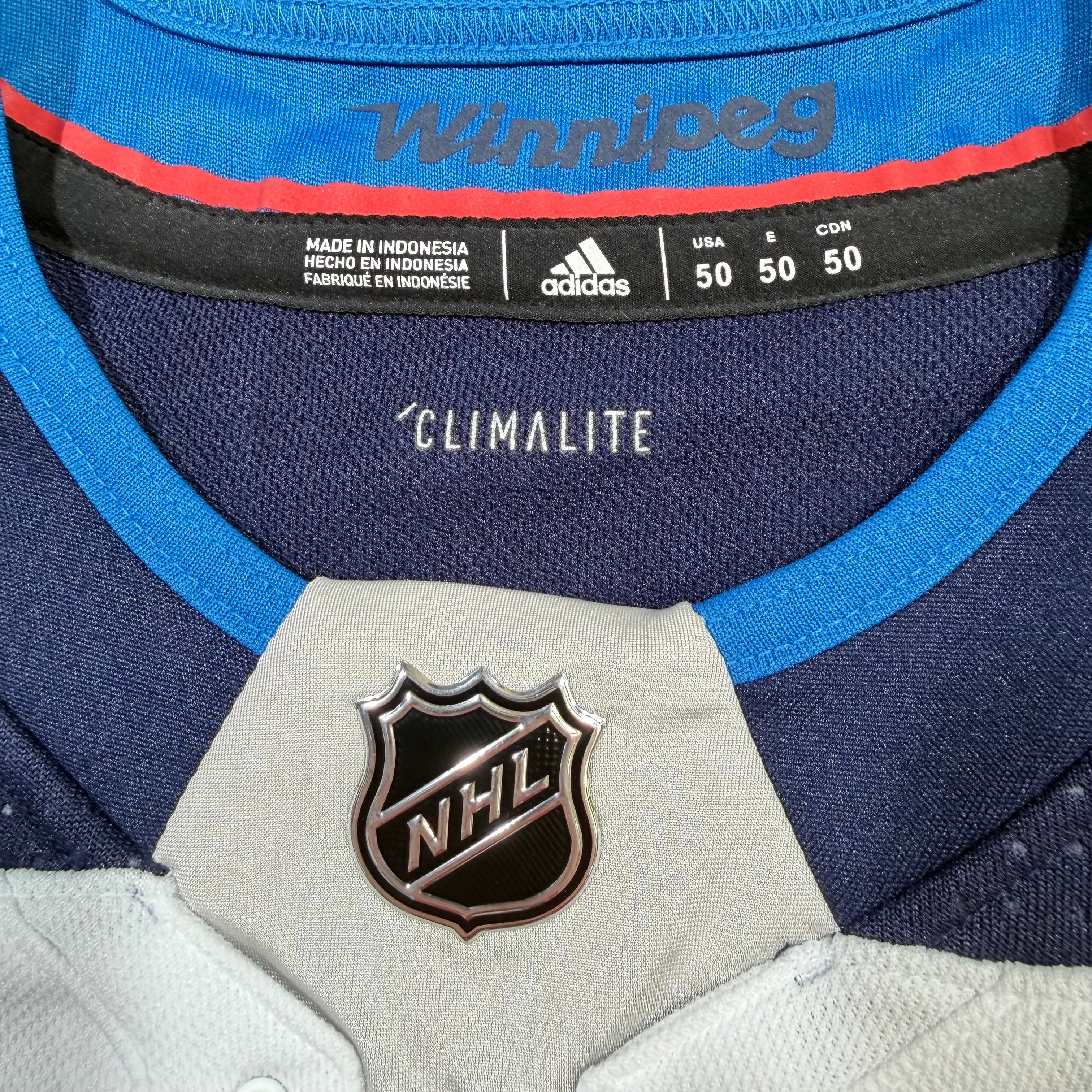 Connor Hellebuyck Winnipeg Jets Adidas NHL Jersey - 50/Medium