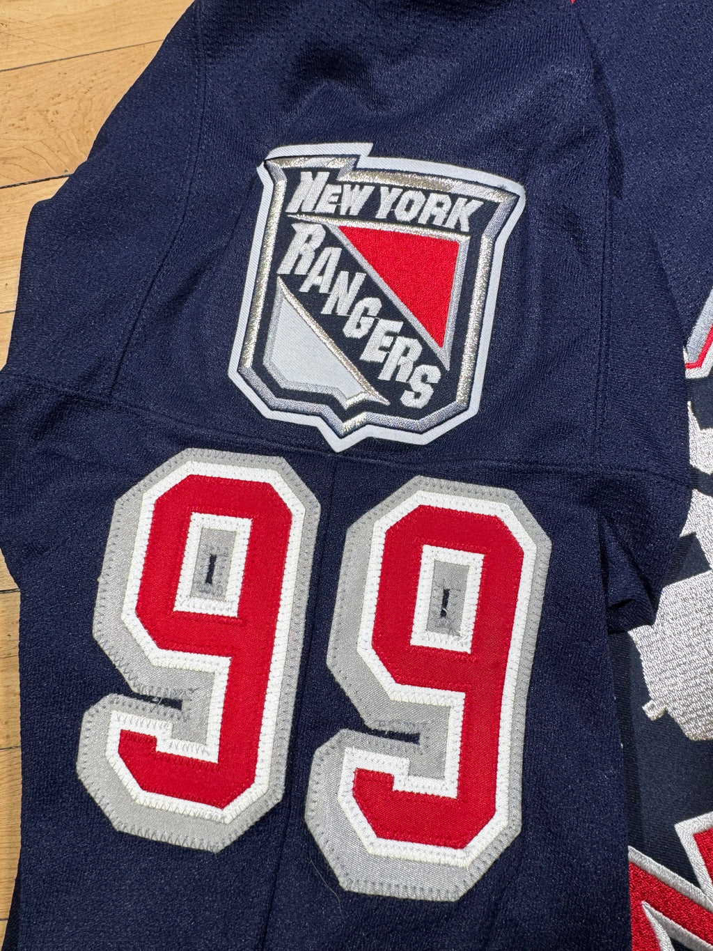 Wayne Gretzky New York Rangers Vintage CCM Liberty NHL Hockey Jersey Size XL