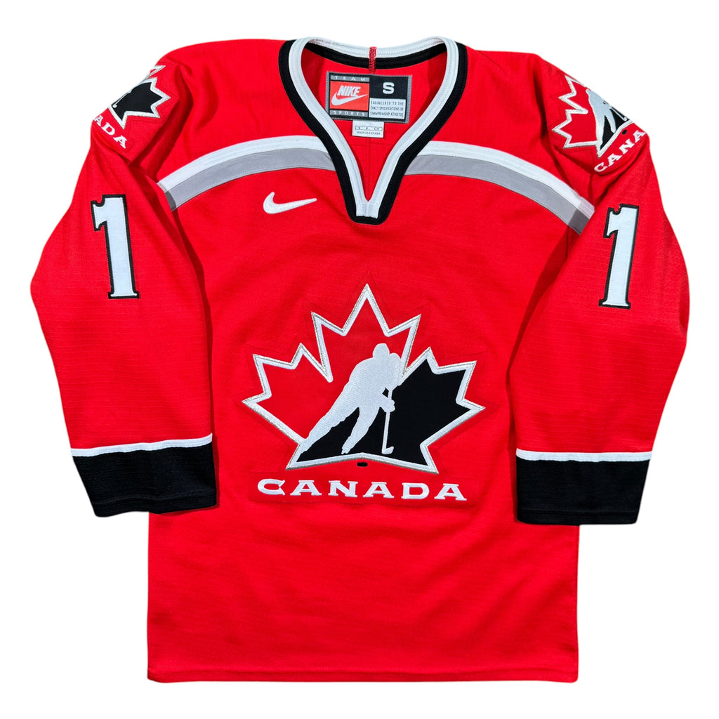 Roberto Luongo 1999 Team Canada Juniors Vintage Nike Olympic Jersey - Small