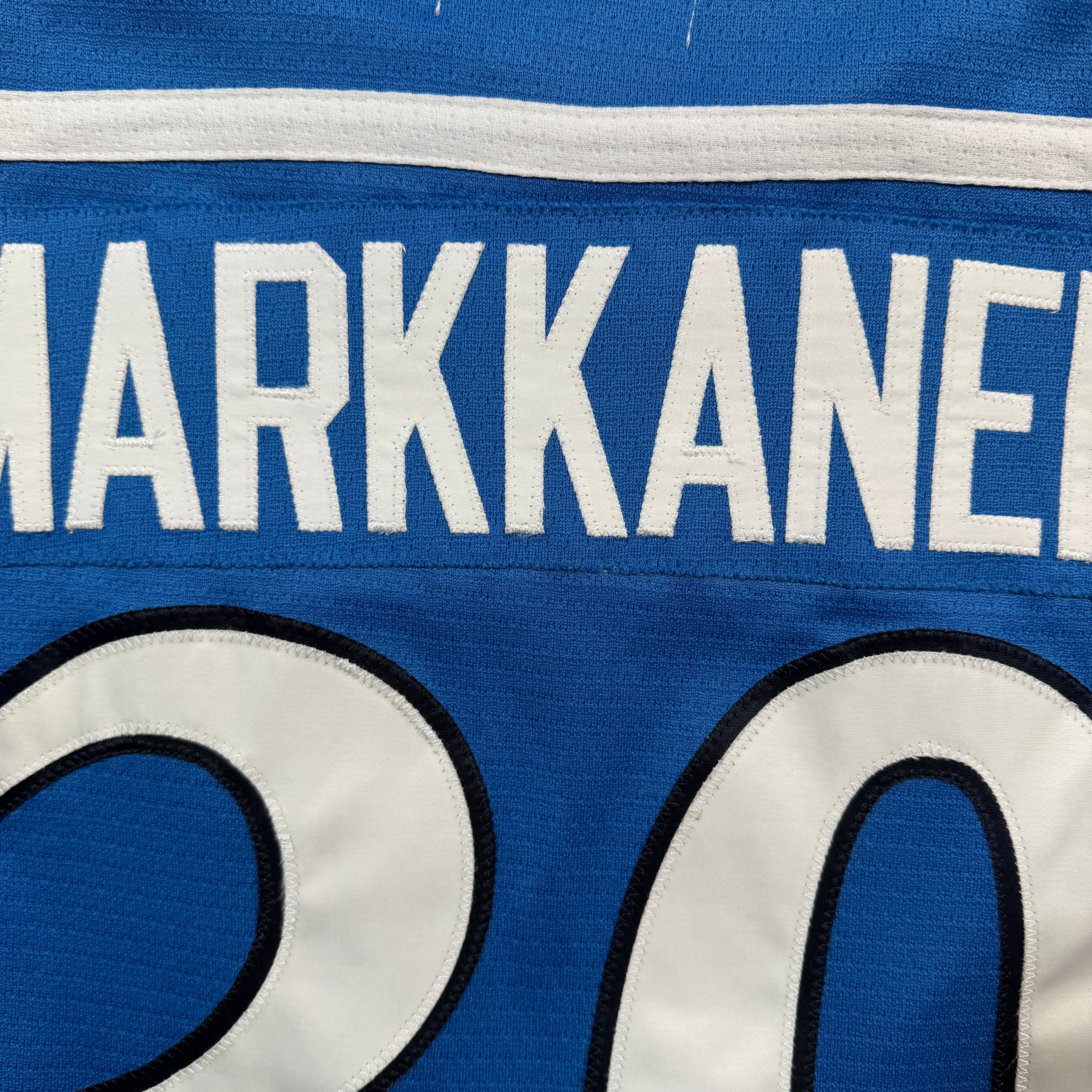 Jussi Markkanen Team Finland 2002 Authentic MIC Jersey - 52W/Large
