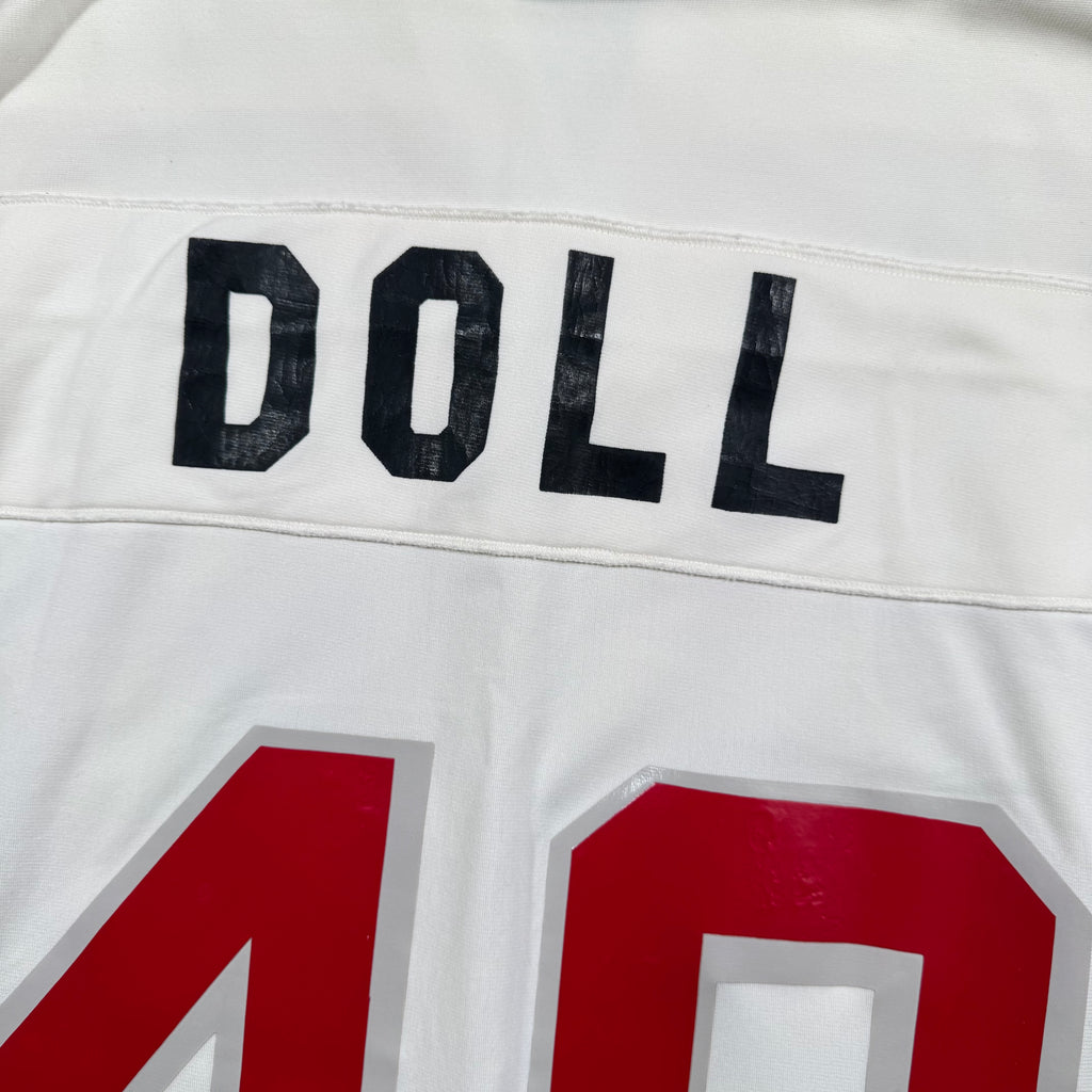 Garrett Doll Calgary Stampeders 1980’s Vintage Russell Athletic Game Worn Jersey