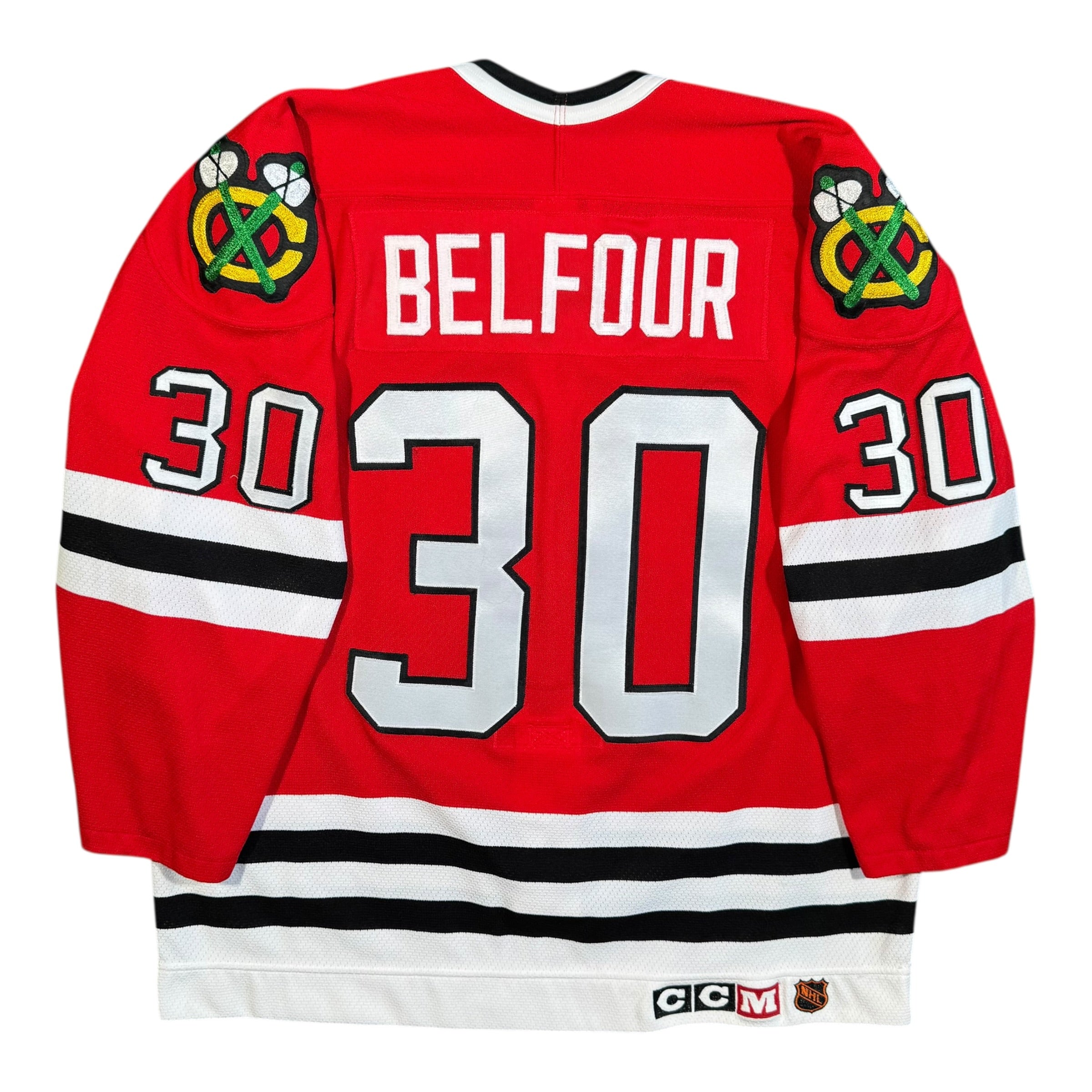 Ed Belfour Chicago Blackhawks 1991 All Star CCM MIC Authentic NHL Jersey Size 52