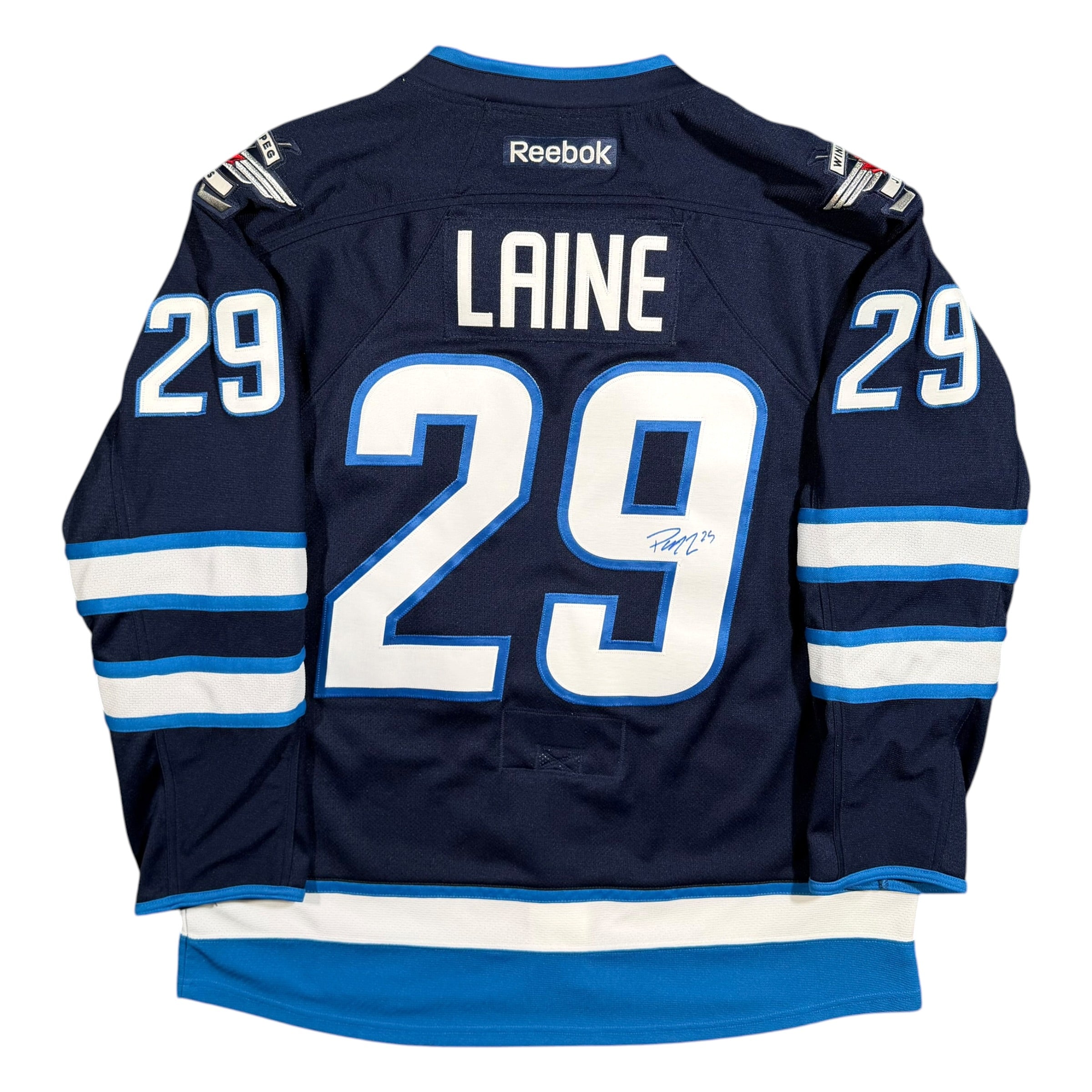 Patrik Laine Winnipeg Jets Signed Authentic Reebok NHL Jersey - 52/Large