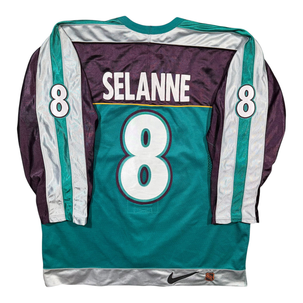 Teemu Selanne Anaheim Ducks Vintage Nike Authentic MIC NHL Jersey - 52/Large