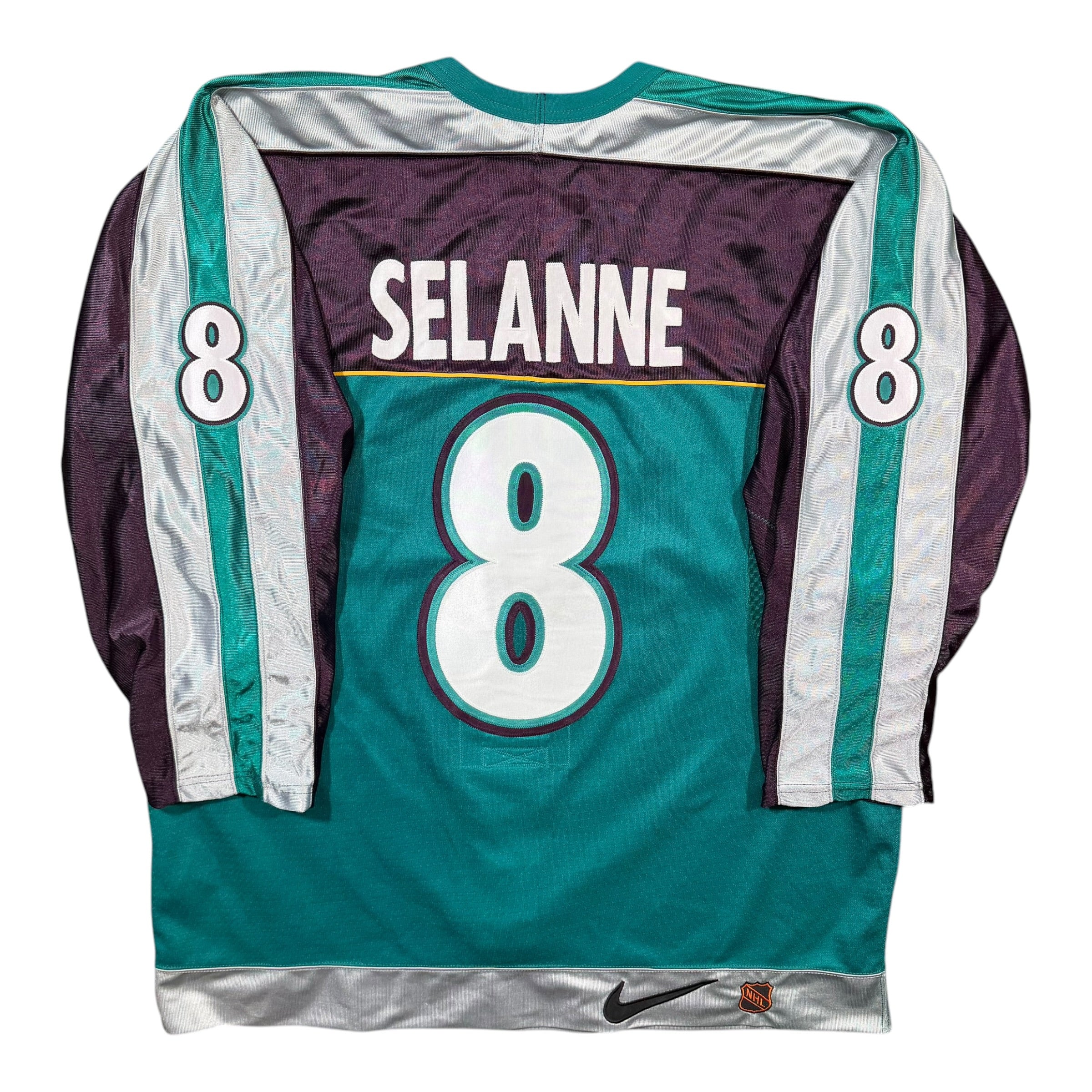 Teemu Selanne Anaheim Ducks Vintage Nike Authentic MIC NHL Jersey - 52/Large