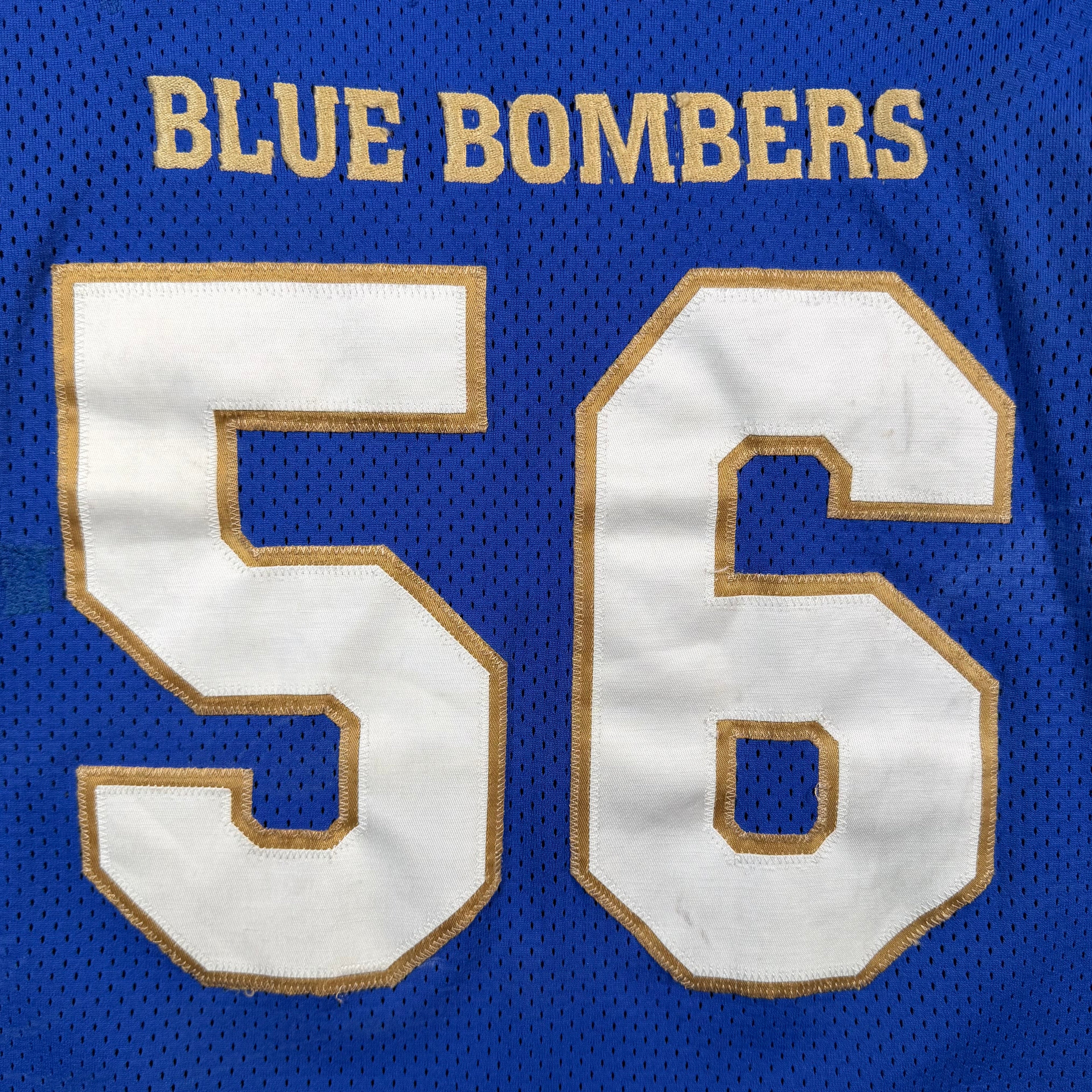 Gerald Rivers Winnipeg Blue Bombers 2018 Game Worn CFL Jersey