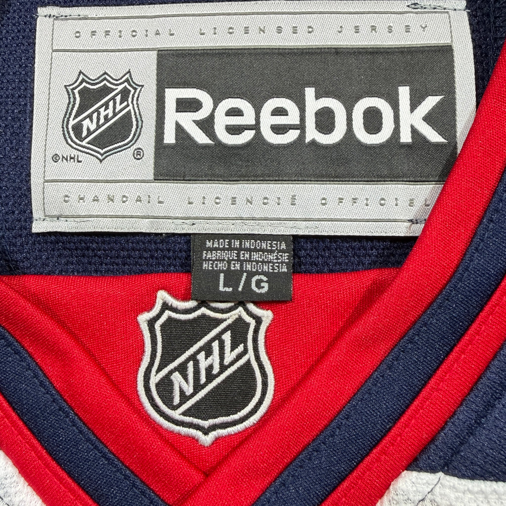 Connor Hellebuyck Winnipeg Jets 2016 Heritage Classic Signed Reebok NHL Jersey - Large