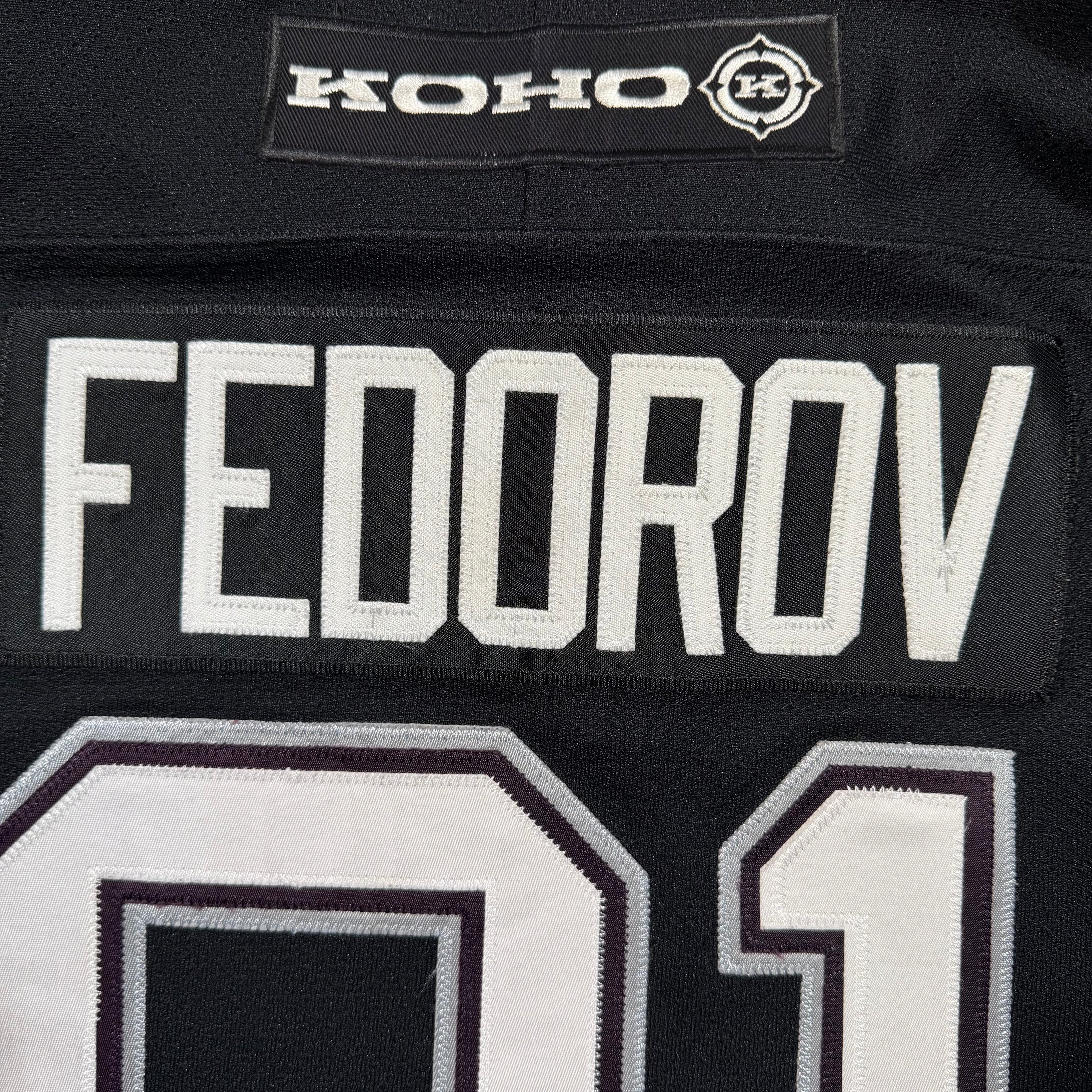 Sergei Fedorov Anaheim Ducks Vintage Koho Alternate NHL Jersey - Small
