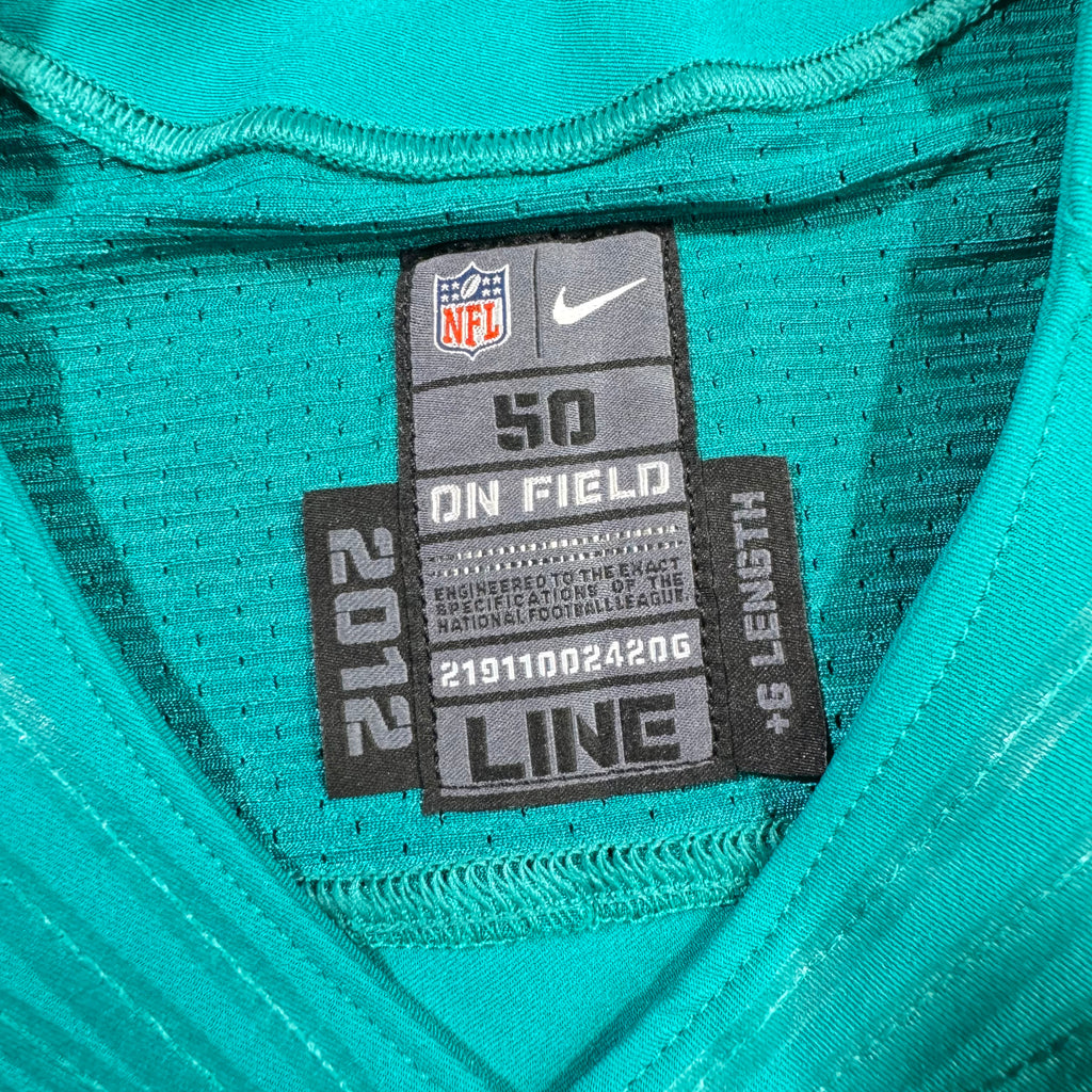 Miami Dolphins 2012 Team Issued Blank NFL Nike Jersey - 50