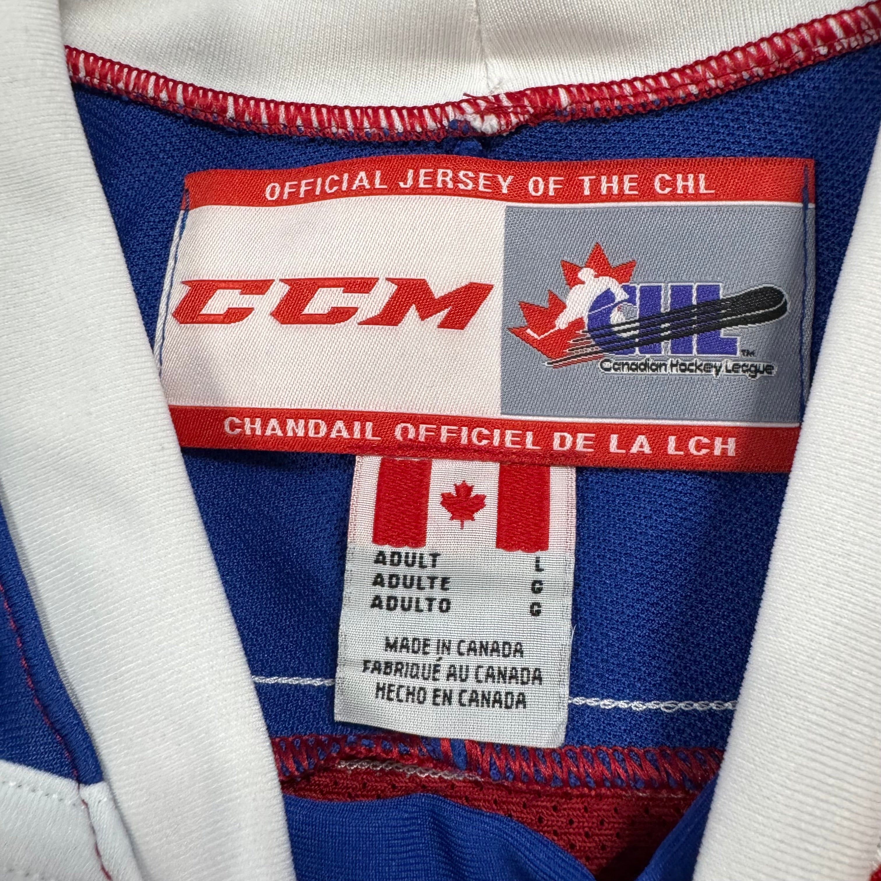 Edmonton Oil Kings WHL CCM Hockey Jersey Size Large