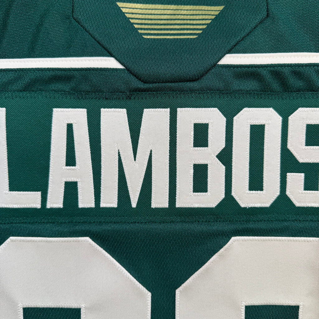 Carson Lambos Iowa Wild CCM AHL Hockey Jersey - Large