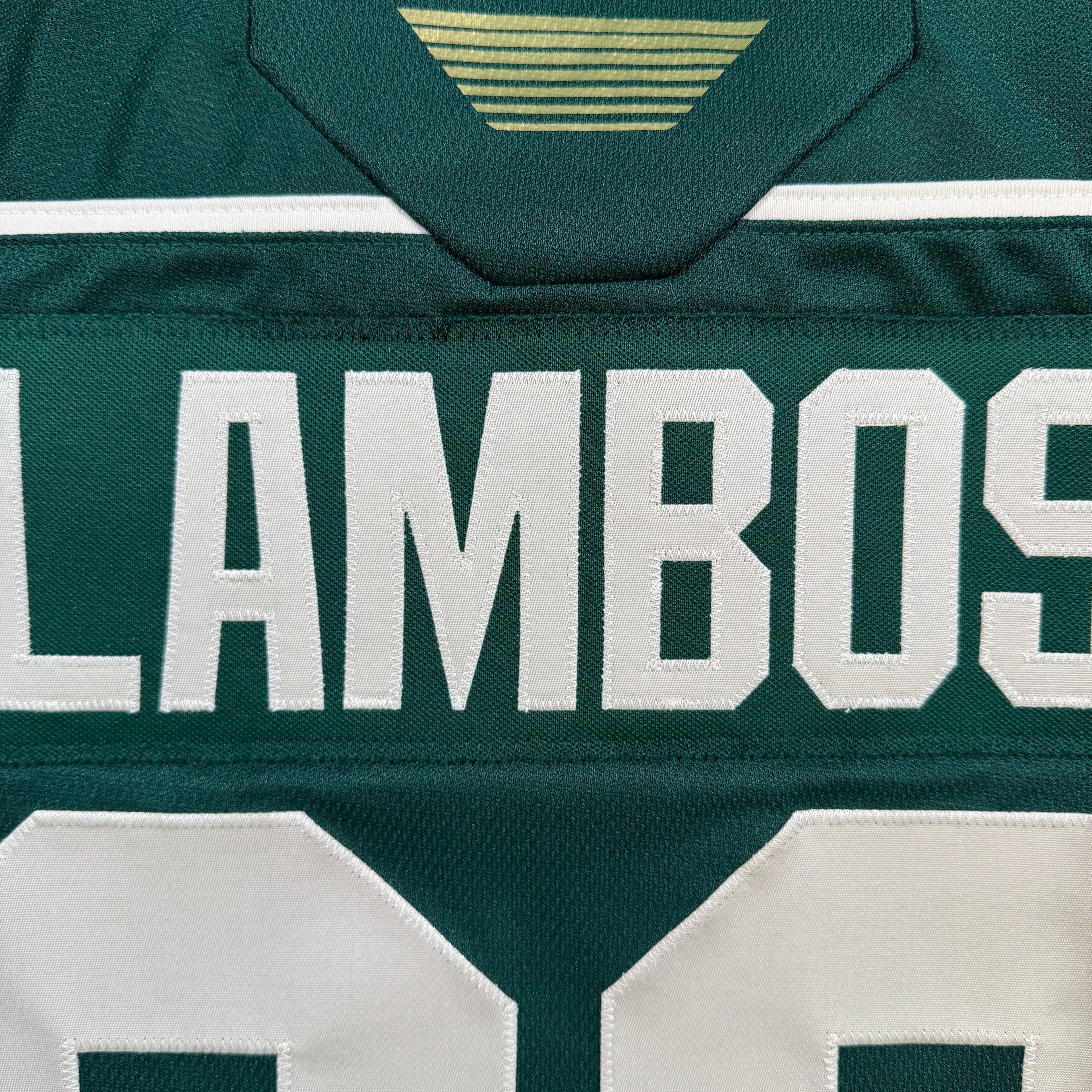 Carson Lambos Iowa Wild CCM AHL Hockey Jersey - Large
