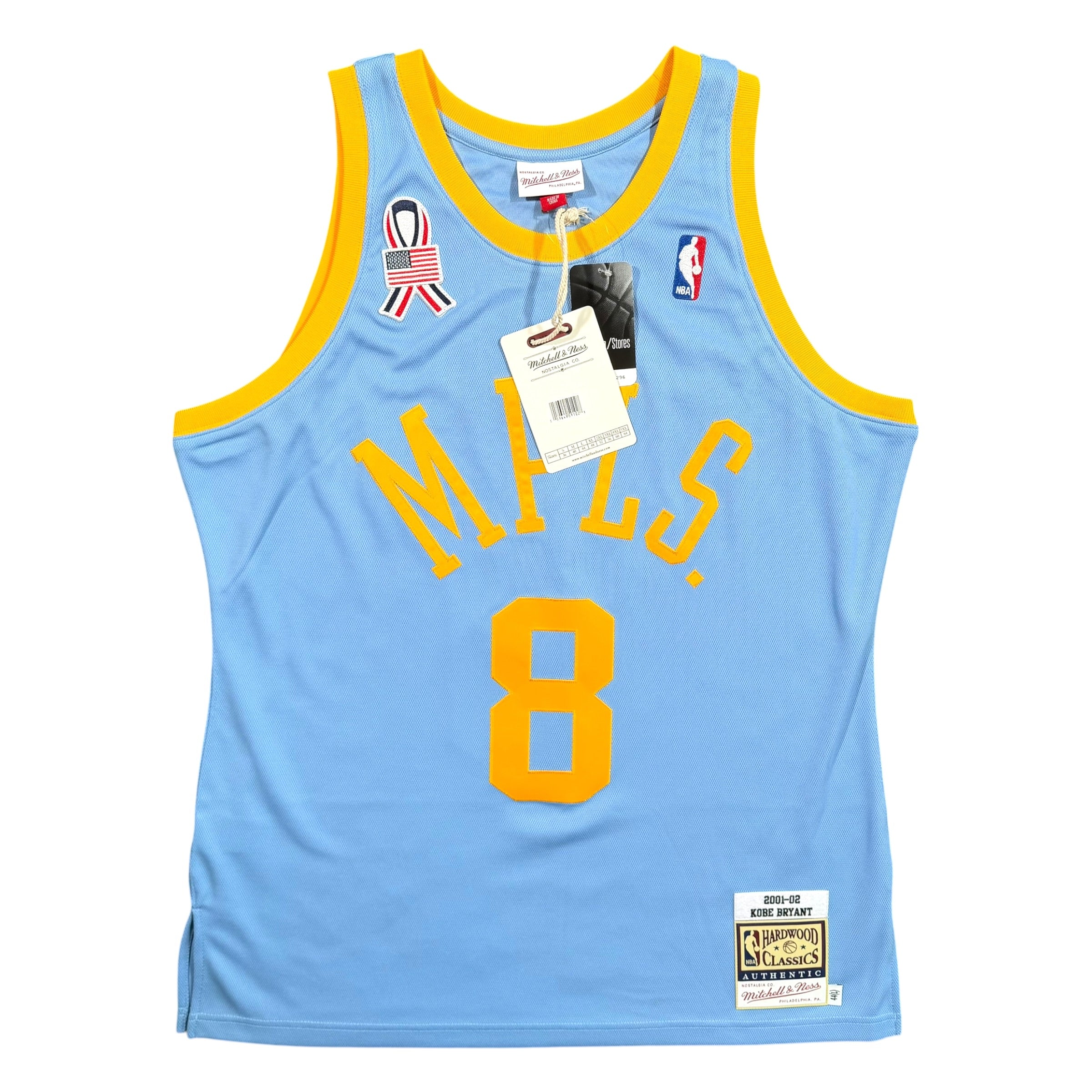 Kobe Bryant Los Angeles Lakers MPLS Mitchell & Ness Authentic NBA Jersey - 44/Large