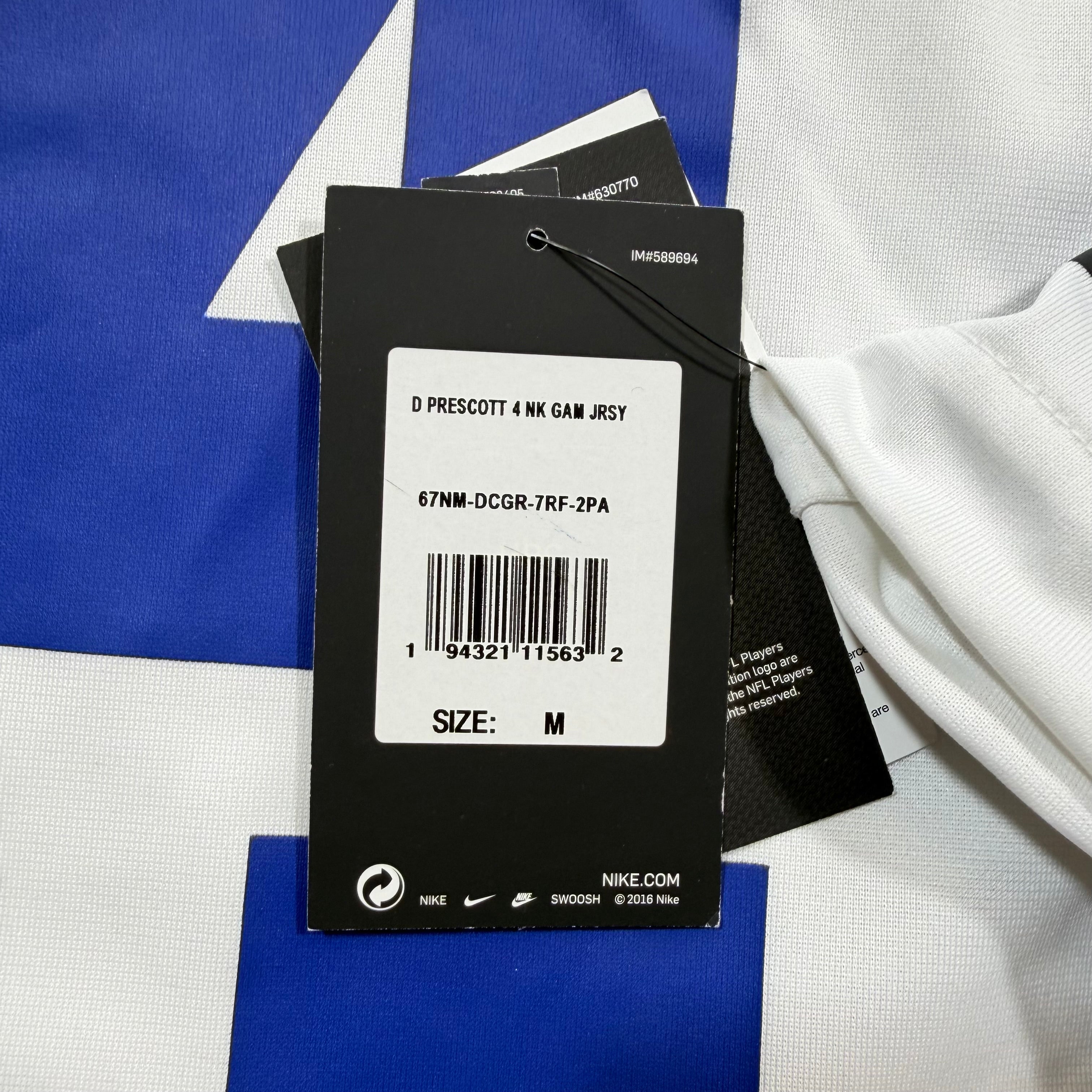 Dak Prescott Dallas Cowboys Nike Game NFL Jersey - Medium