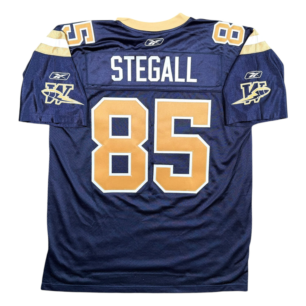 Milt Stegall Winnipeg Blue Bombers Vintage Reebok CFL Jersey - XL
