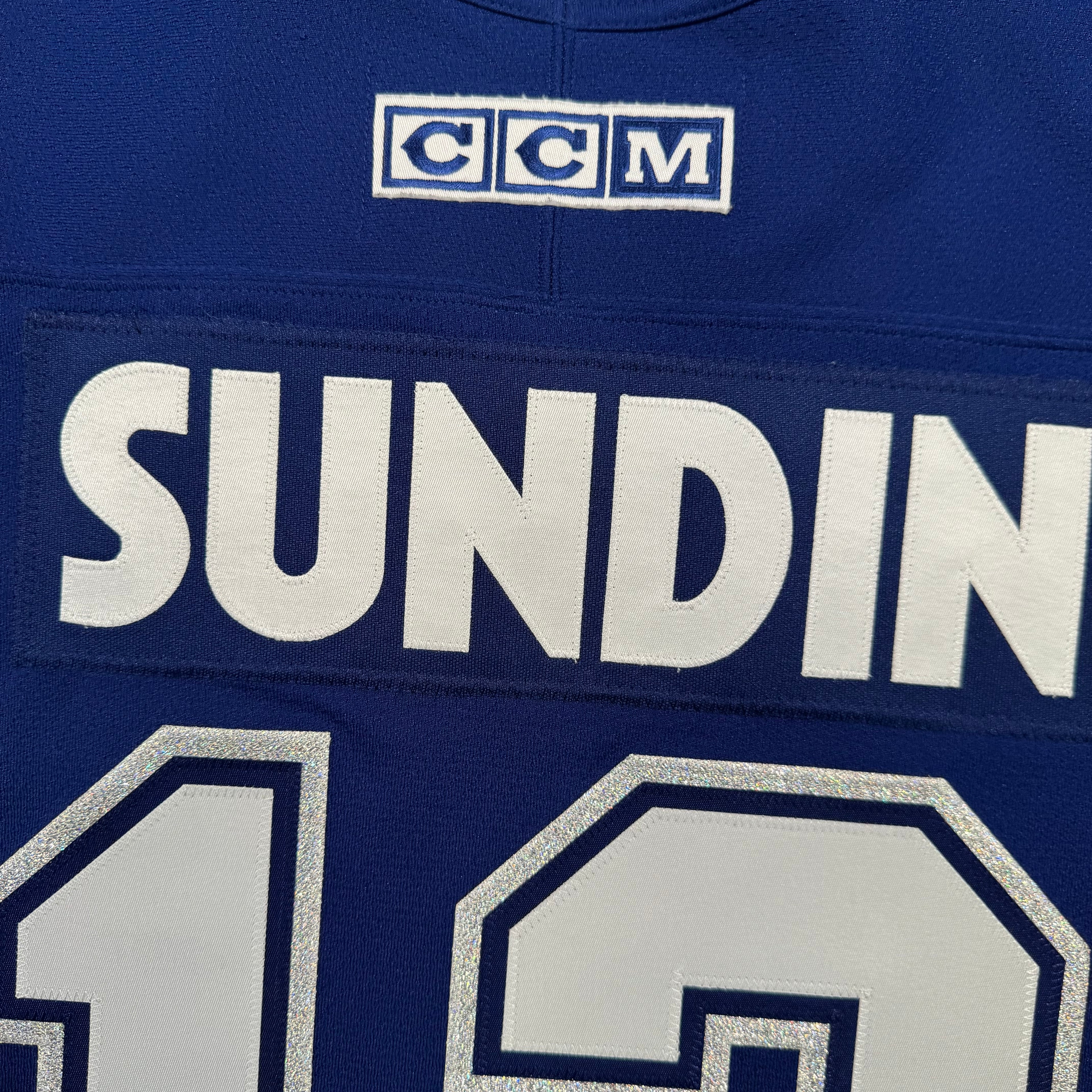 Mats Sundin Toronto Maple Leafs Vintage CCM NHL Hockey Jersey Size Large