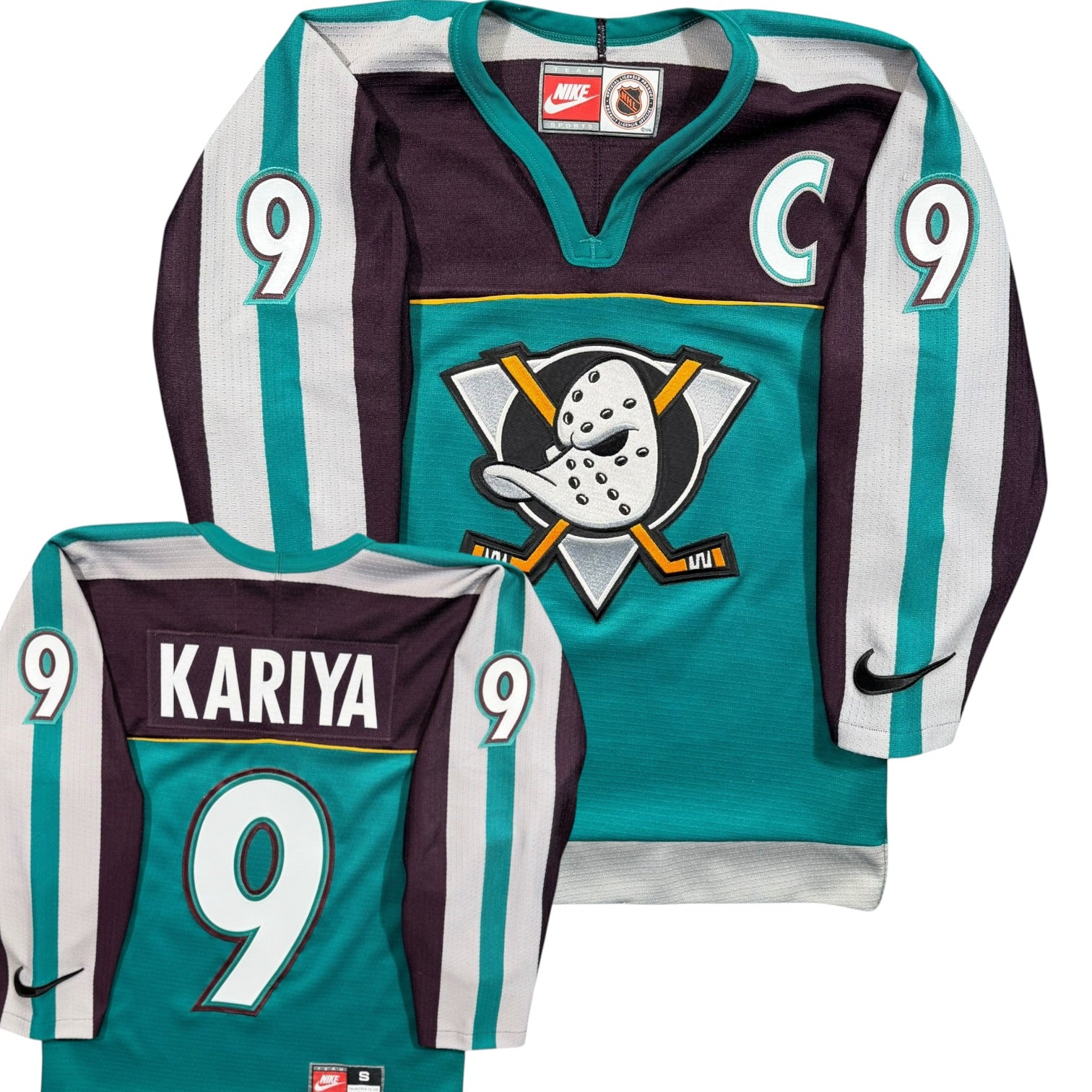 Paul Kariya Anaheim Ducks Vintage Nike Alternate NHL Jersey - Small