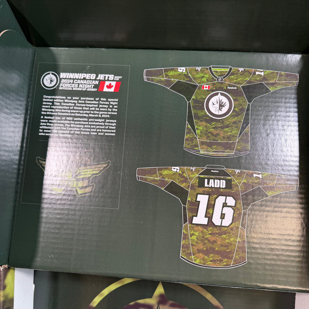 Jacob Trouba Winnipeg Jets Canadian Forces Night 2014 Reebok MIC Jersey - 52/Large